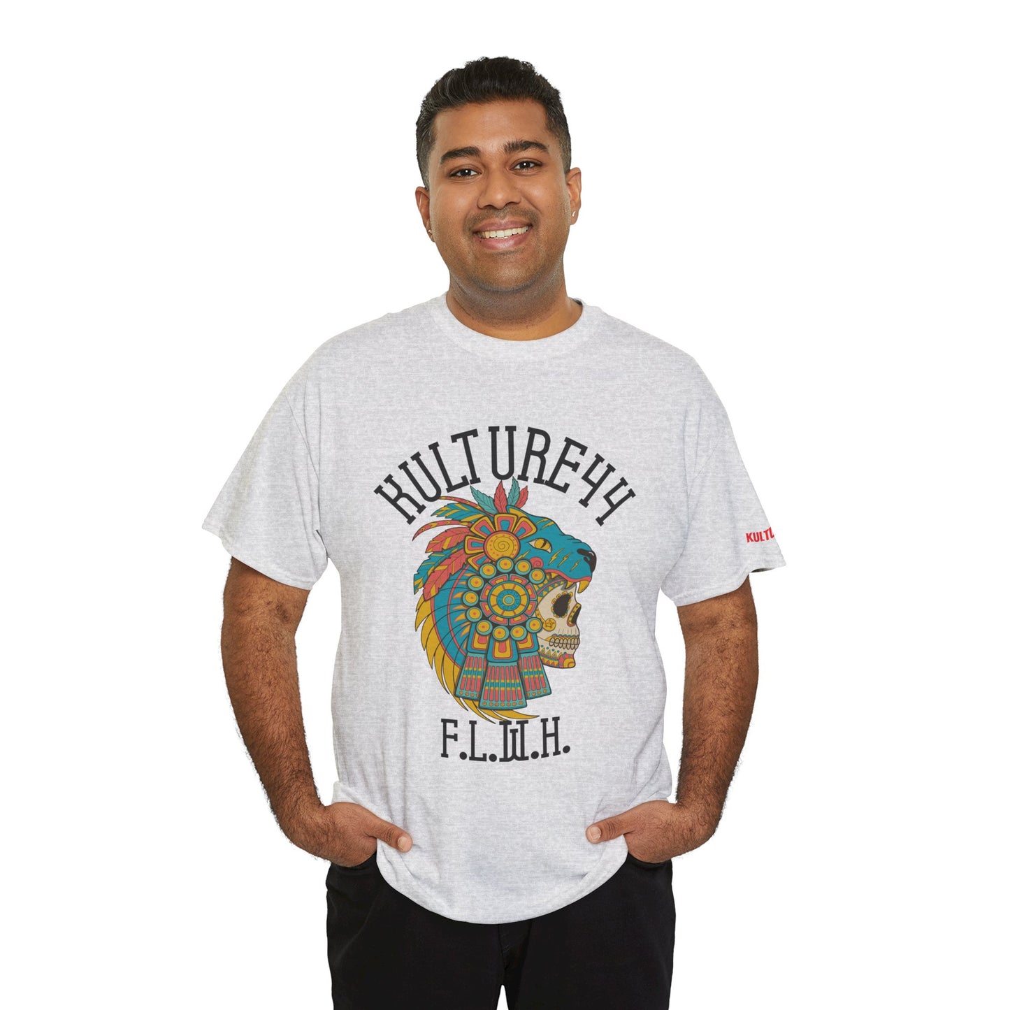Aztec warrior Cultural Art Tee - Vibrant Skull Design, Unisex Graphic T-Shirt for Festivals, Birthdays, Gift Ideas, Everyday Wear, Casual Style