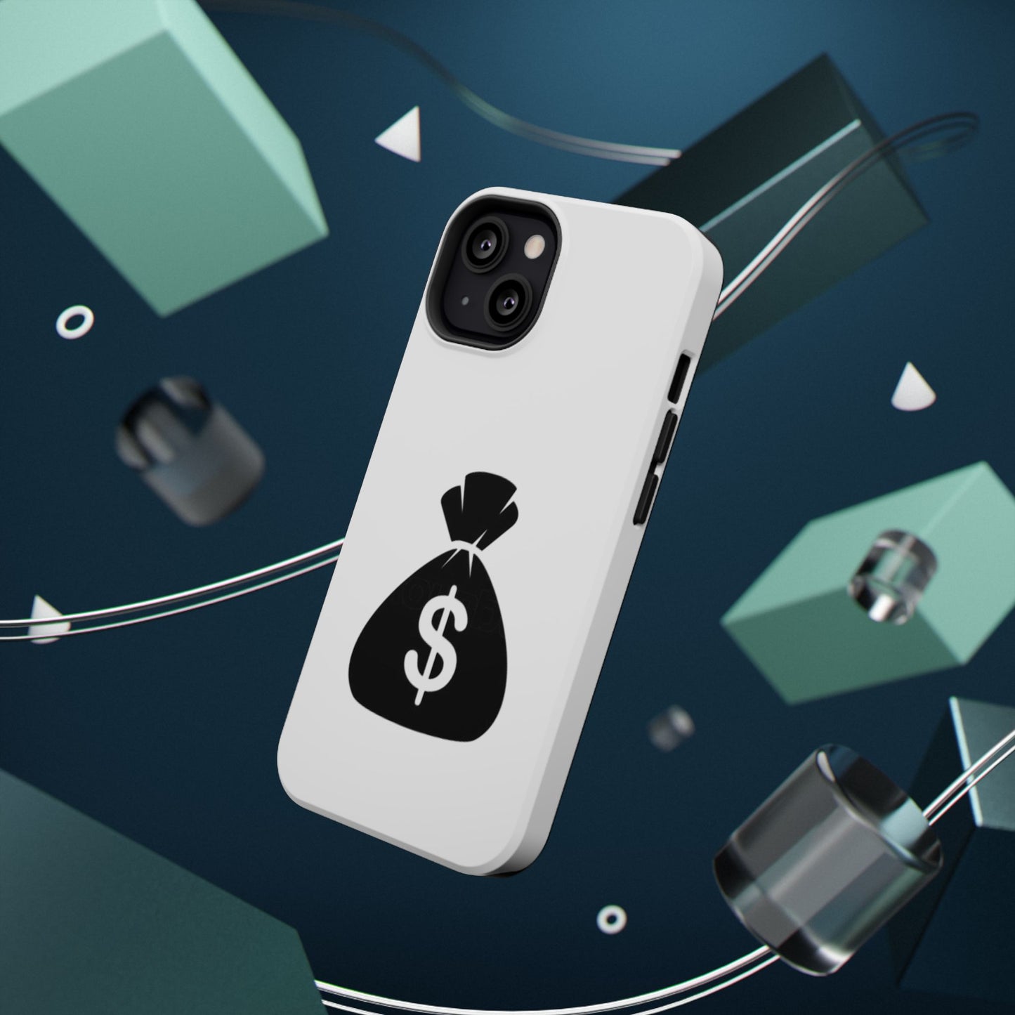 Money Bag Impact-Resistant Phone Case, Durable Phone Cover, Gift for Entrepreneurs, Stylish Protection, Birthday or Holiday Gift