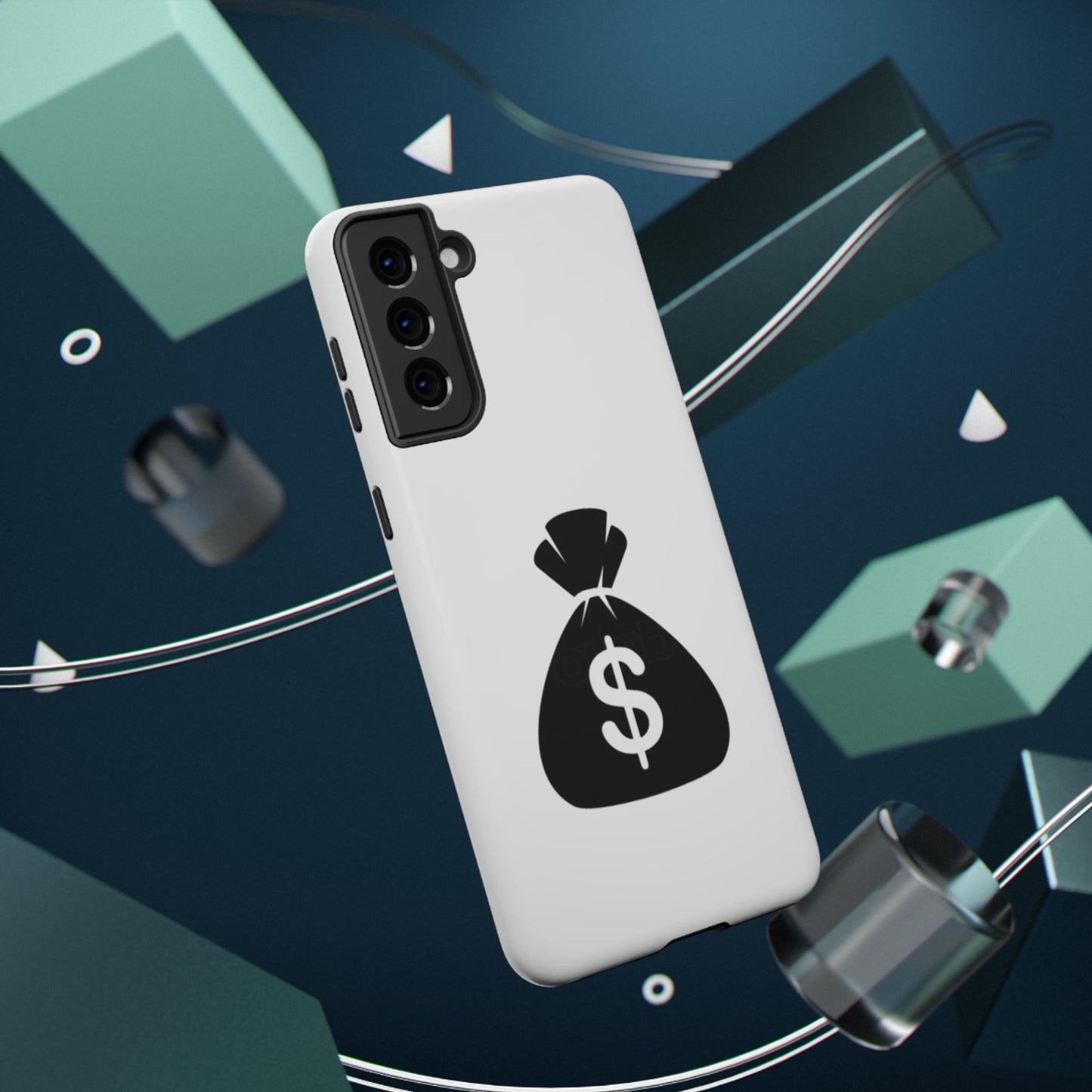 Money Bag Impact-Resistant Phone Case, Durable Phone Cover, Gift for Entrepreneurs, Stylish Protection, Birthday or Holiday Gift