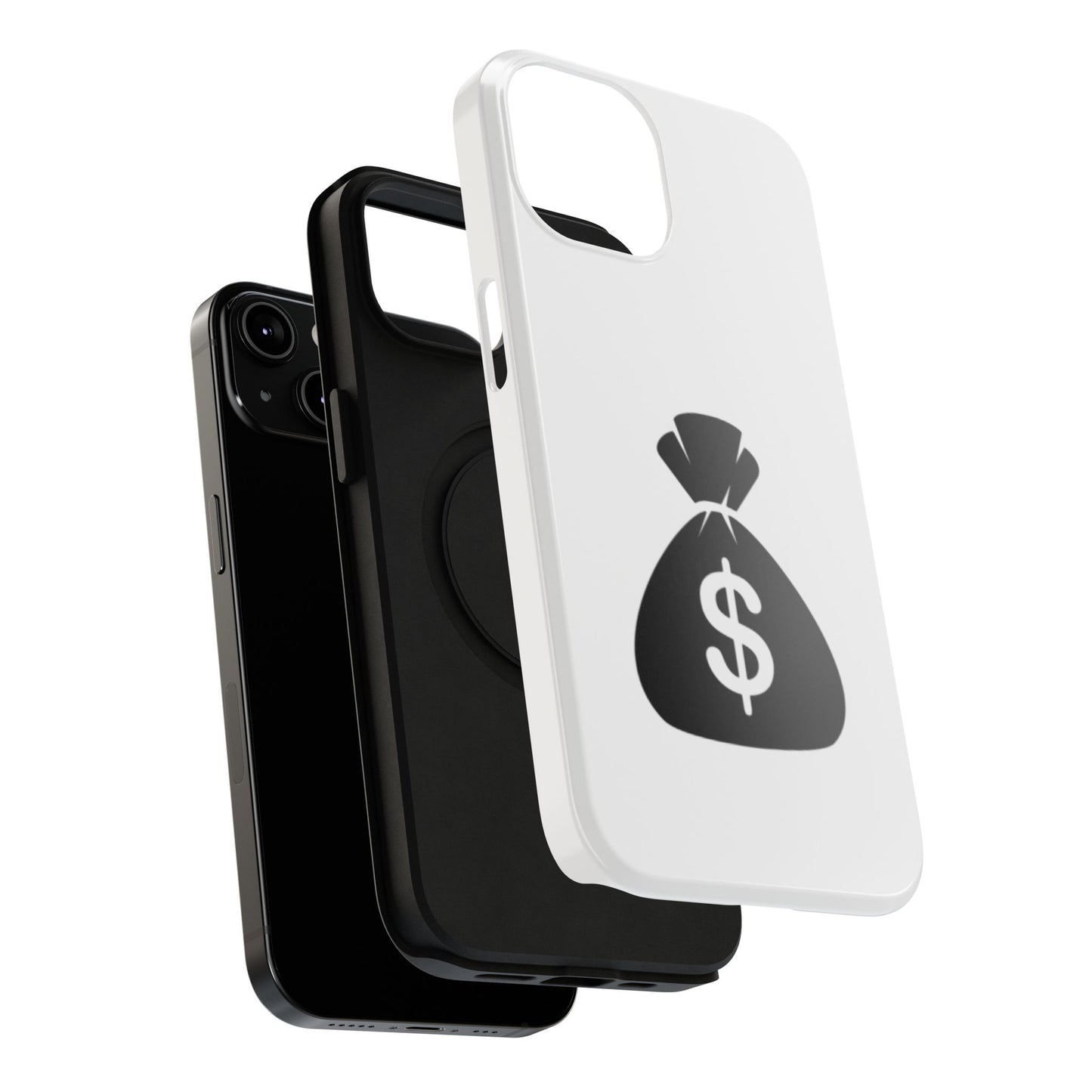 Money Bag Impact-Resistant Phone Case, Durable Phone Cover, Gift for Entrepreneurs, Stylish Protection, Birthday or Holiday Gift