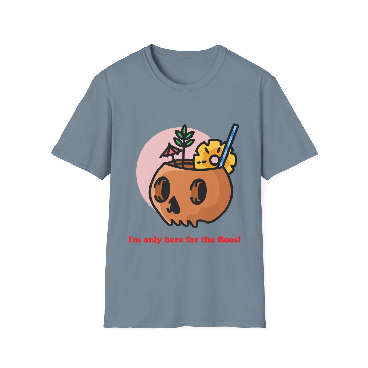 Halloween T-Shirt, I'm Only Here For The Boos Tee, Unisex Spooky Shirt, Fun Costume Top, Halloween Party Outfit