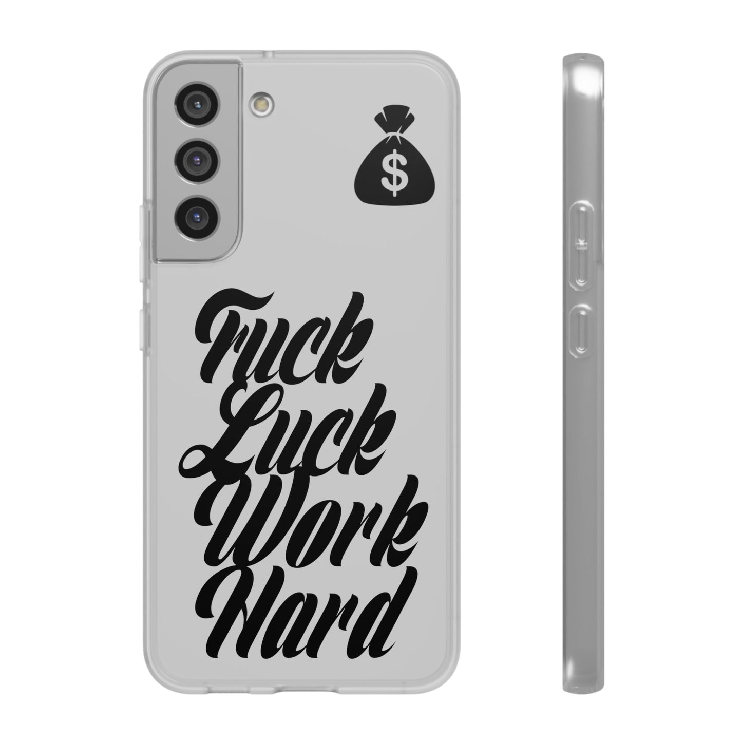 Stylish Flexi Phone Case - Motivational Quote, Perfect for Entrepreneurs, Gift for Graduations, Celebrations, and Daily Inspiration