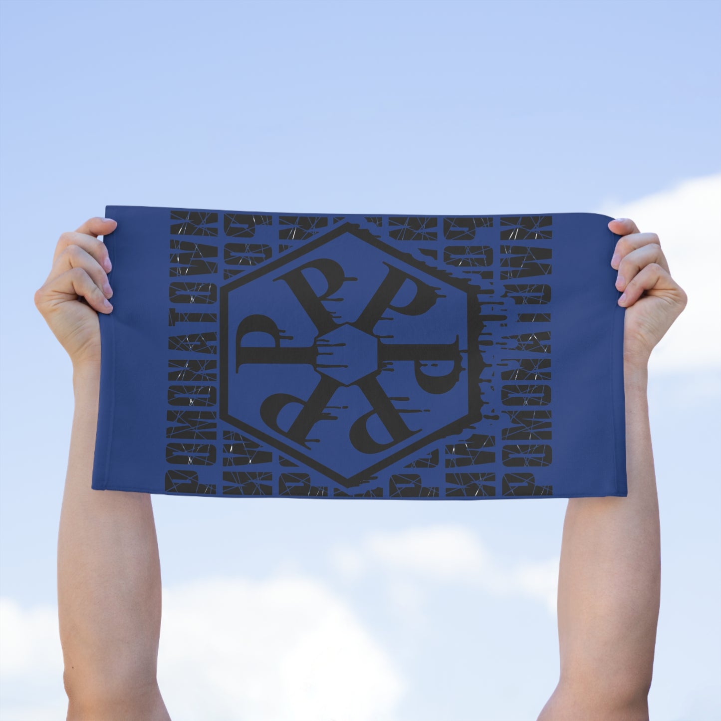 Custom Pomonatown Rally Towel | Sports Fan Gift, Game Day Essential, Unique Gym Accessory, Festival Towel, Personalized Beach Towel