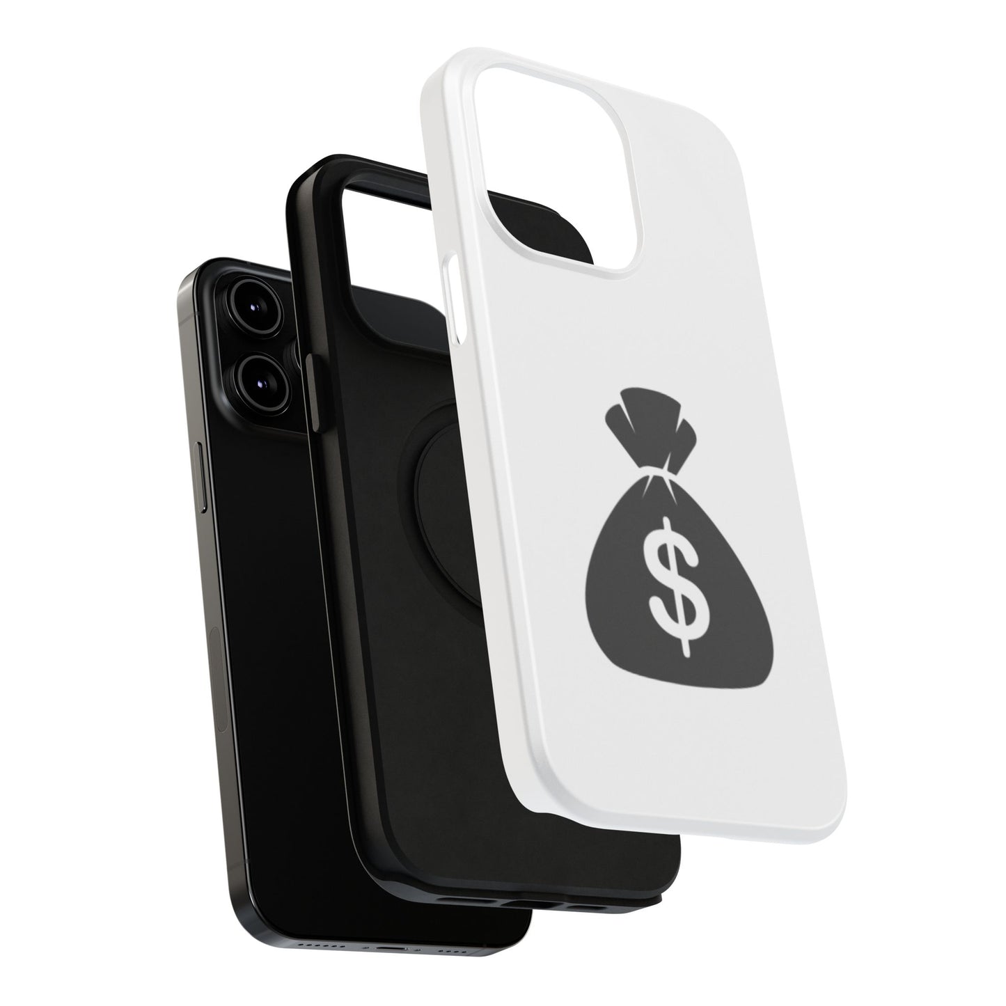Money Bag Impact-Resistant Phone Case, Durable Phone Cover, Gift for Entrepreneurs, Stylish Protection, Birthday or Holiday Gift