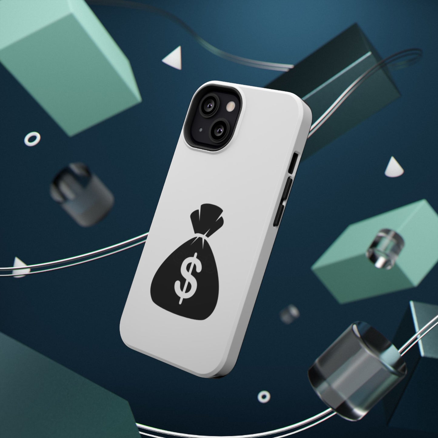Money Bag Impact-Resistant Phone Case, Durable Phone Cover, Gift for Entrepreneurs, Stylish Protection, Birthday or Holiday Gift