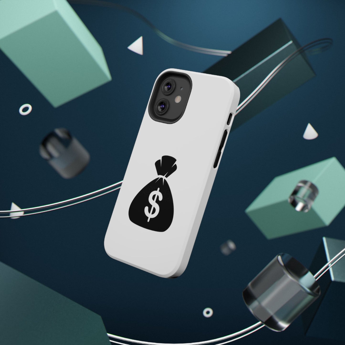 Money Bag Impact-Resistant Phone Case, Durable Phone Cover, Gift for Entrepreneurs, Stylish Protection, Birthday or Holiday Gift