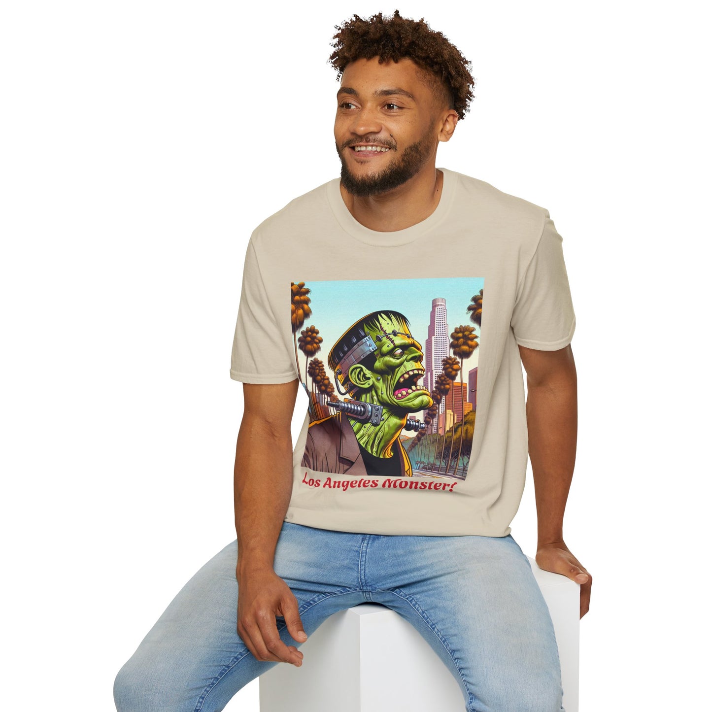 Los Angeles Monster Unisex T-Shirt, Funny Graphic Tee, Halloween Costume Shirt, Gift for Horror Fans, Casual Wear
