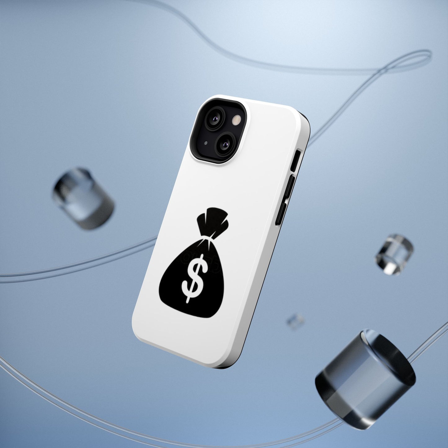 Money Bag Impact-Resistant Phone Case, Durable Phone Cover, Gift for Entrepreneurs, Stylish Protection, Birthday or Holiday Gift