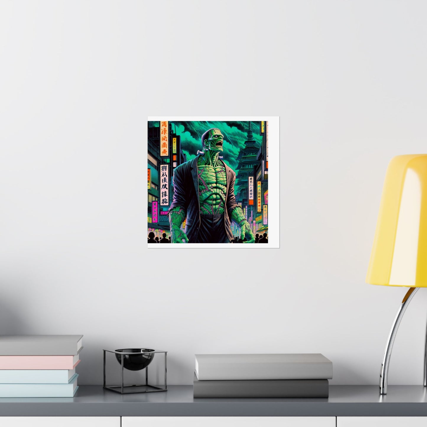 Urban Monster Art Posters | Matte Vertical Wall Decor for Halloween, Streetwear Aesthetics, Home & Office