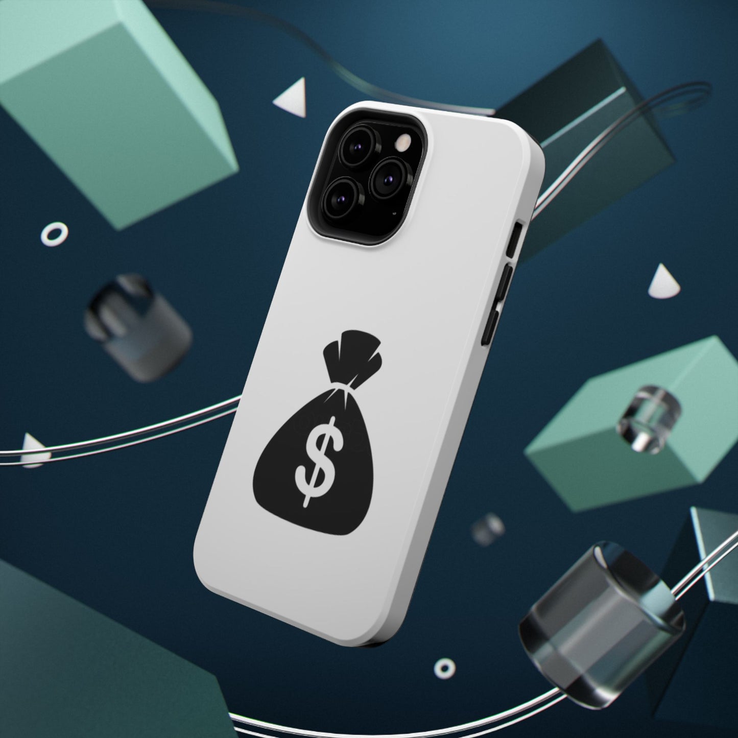 Money Bag Impact-Resistant Phone Case, Durable Phone Cover, Gift for Entrepreneurs, Stylish Protection, Birthday or Holiday Gift