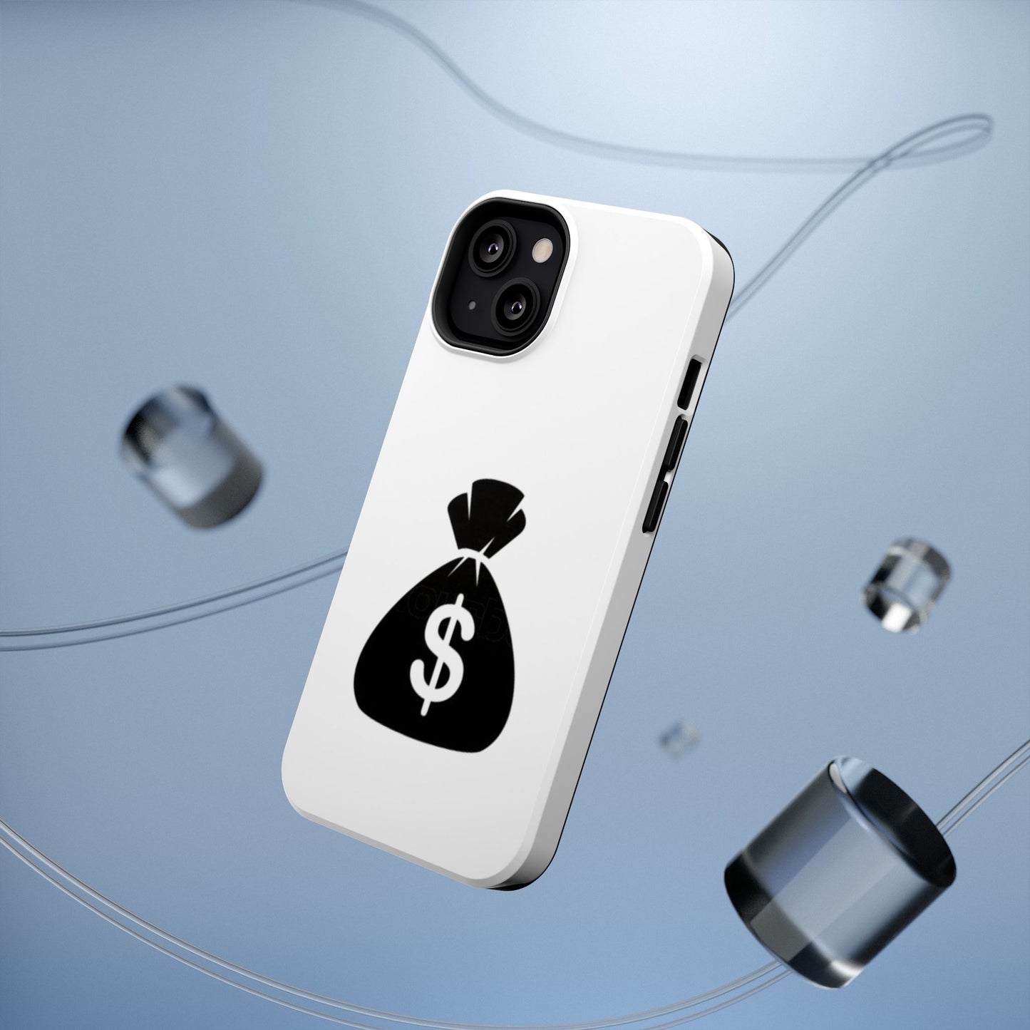 Money Bag Impact-Resistant Phone Case, Durable Phone Cover, Gift for Entrepreneurs, Stylish Protection, Birthday or Holiday Gift