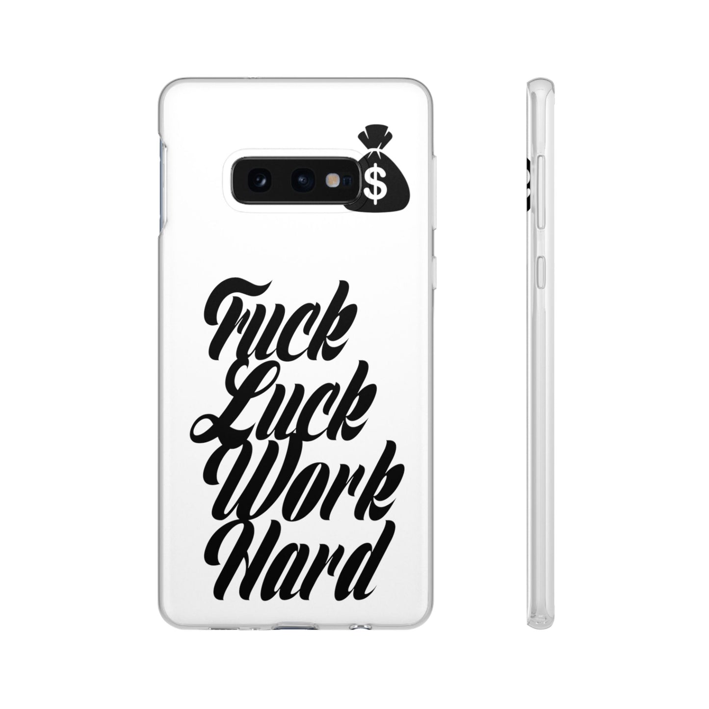 Stylish Flexi Phone Case - Motivational Quote, Perfect for Entrepreneurs, Gift for Graduations, Celebrations, and Daily Inspiration