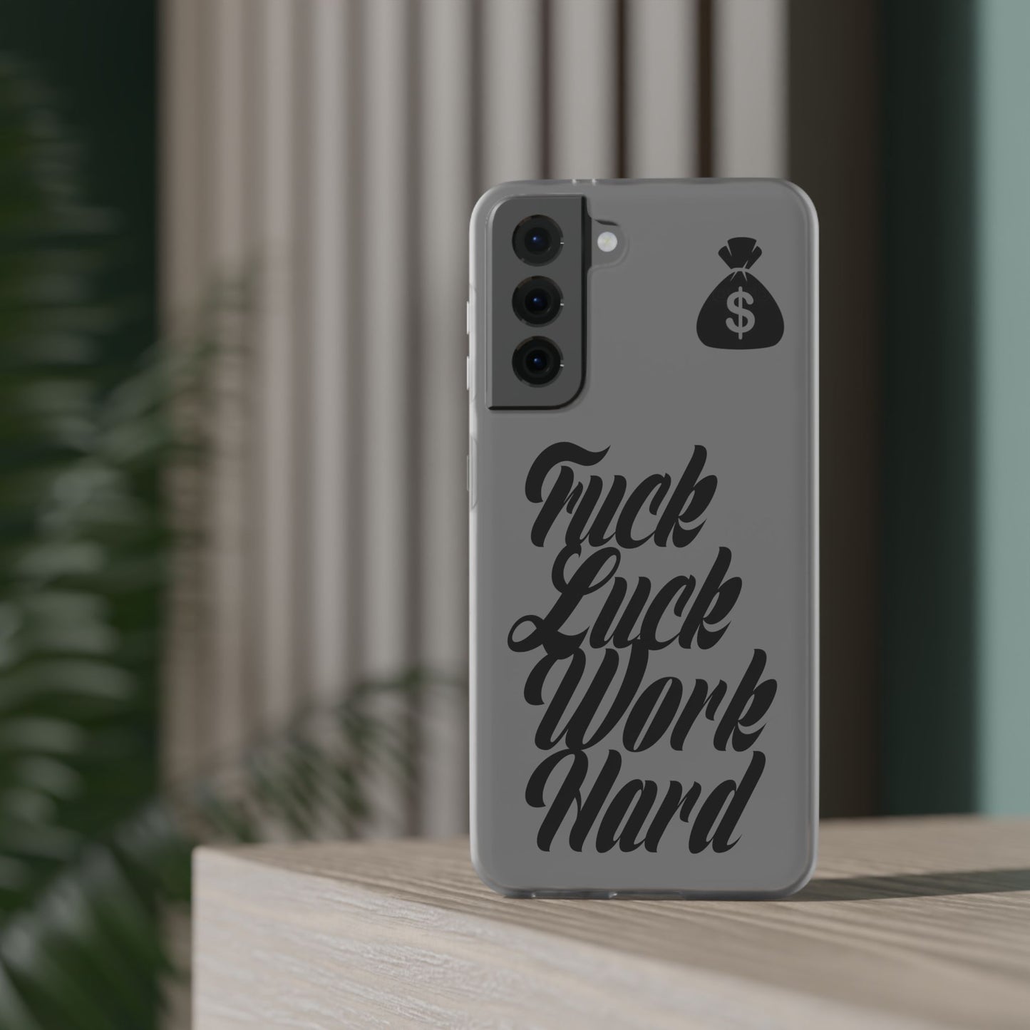 Stylish Flexi Phone Case - Motivational Quote, Perfect for Entrepreneurs, Gift for Graduations, Celebrations, and Daily Inspiration