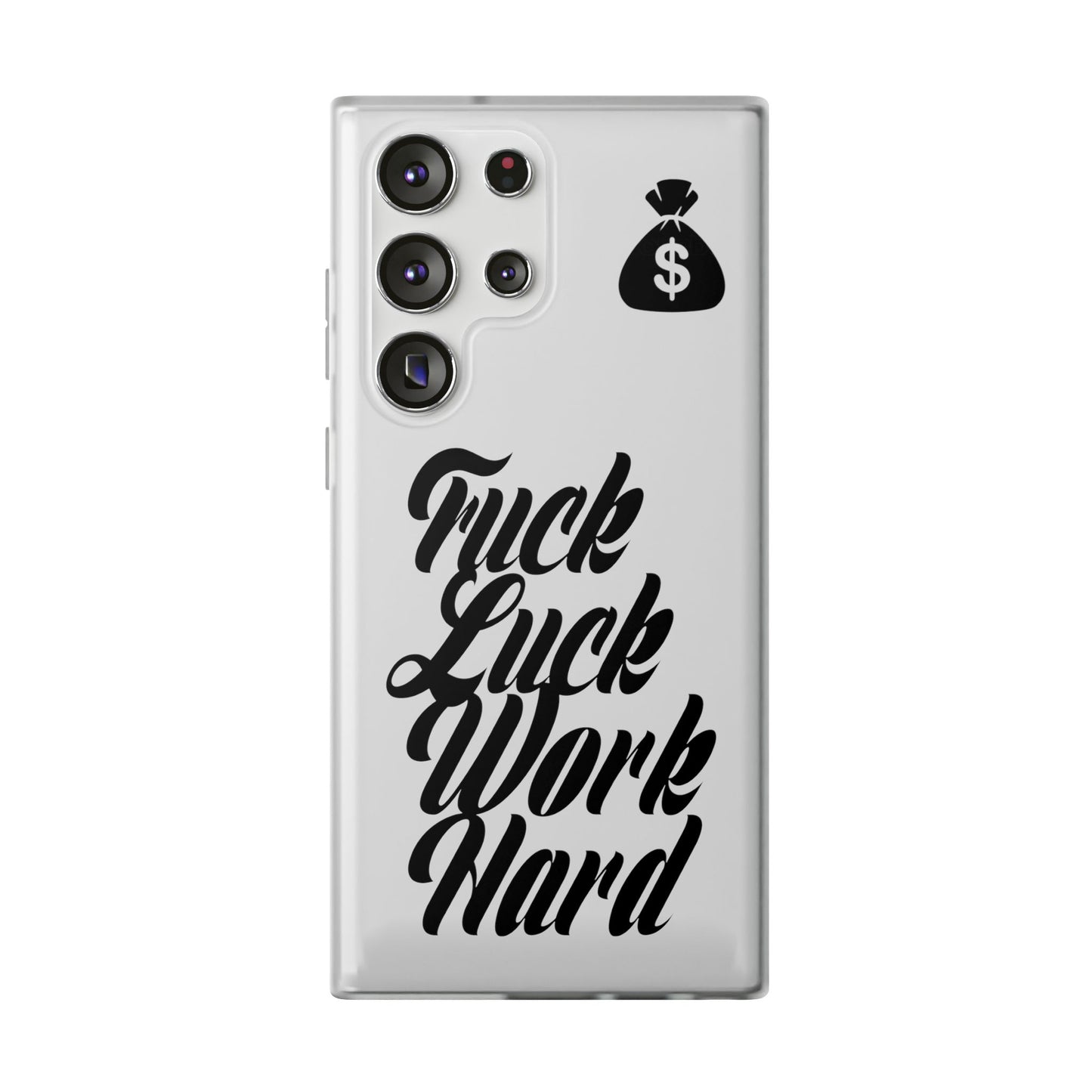 Stylish Flexi Phone Case - Motivational Quote, Perfect for Entrepreneurs, Gift for Graduations, Celebrations, and Daily Inspiration