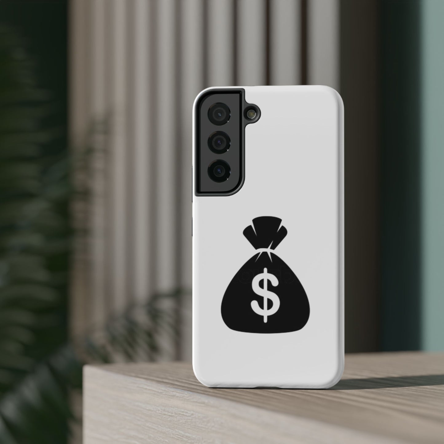 Money Bag Impact-Resistant Phone Case, Durable Phone Cover, Gift for Entrepreneurs, Stylish Protection, Birthday or Holiday Gift
