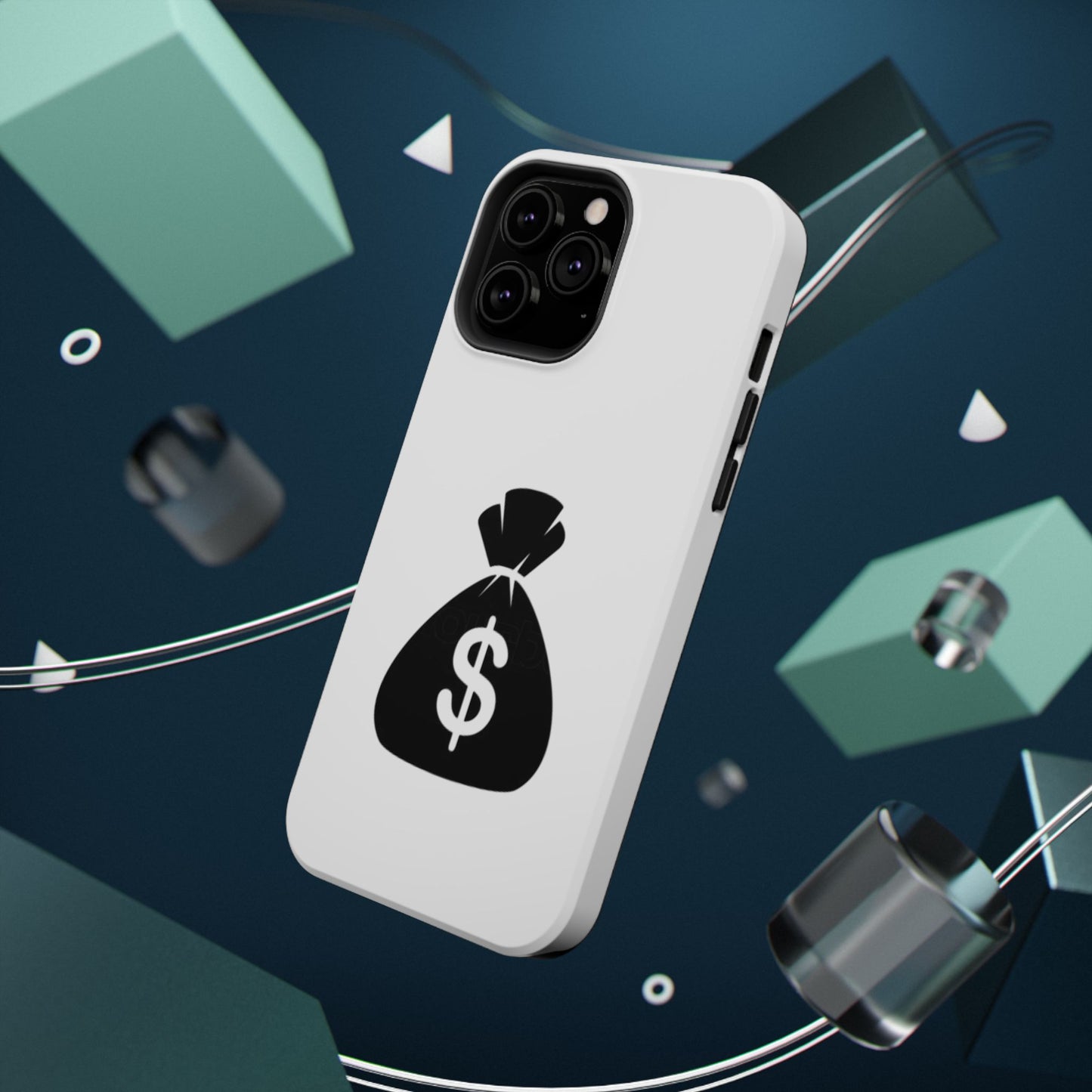 Money Bag Impact-Resistant Phone Case, Durable Phone Cover, Gift for Entrepreneurs, Stylish Protection, Birthday or Holiday Gift