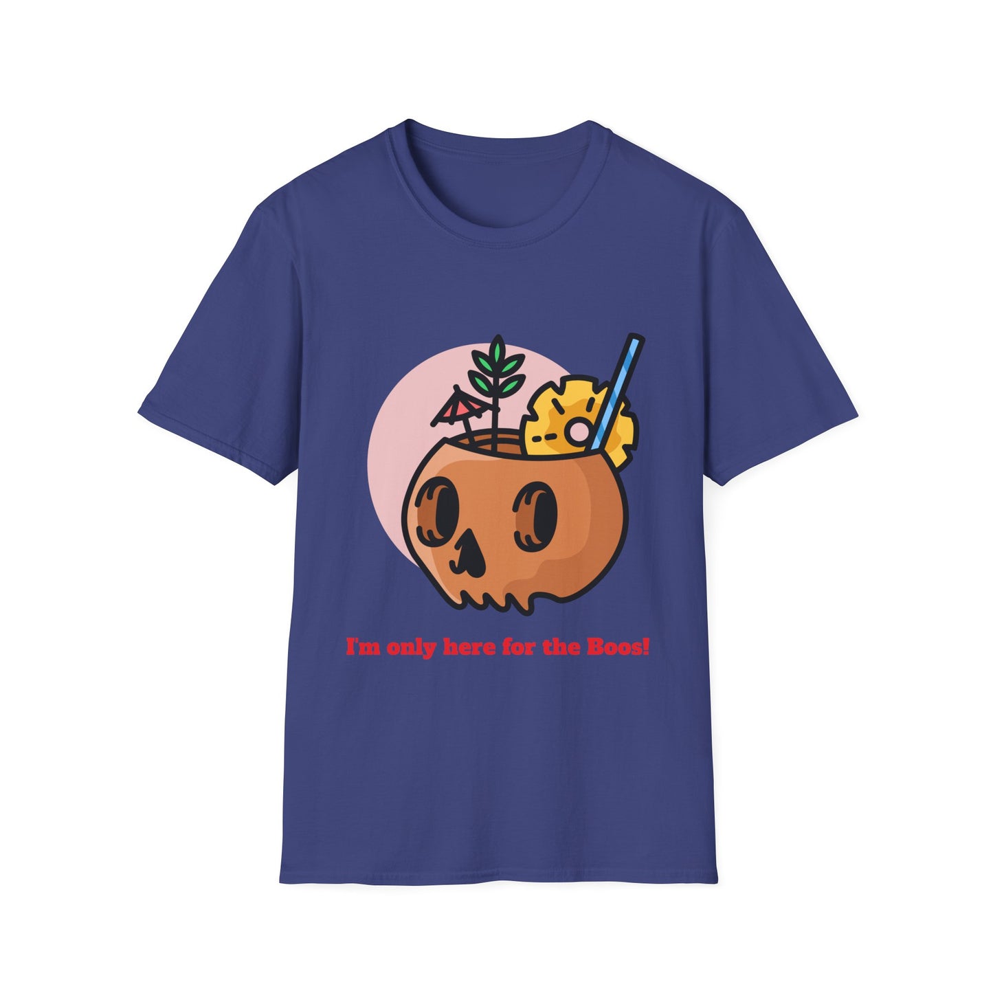 Halloween T-Shirt, I'm Only Here For The Boos Tee, Unisex Spooky Shirt, Fun Costume Top, Halloween Party Outfit