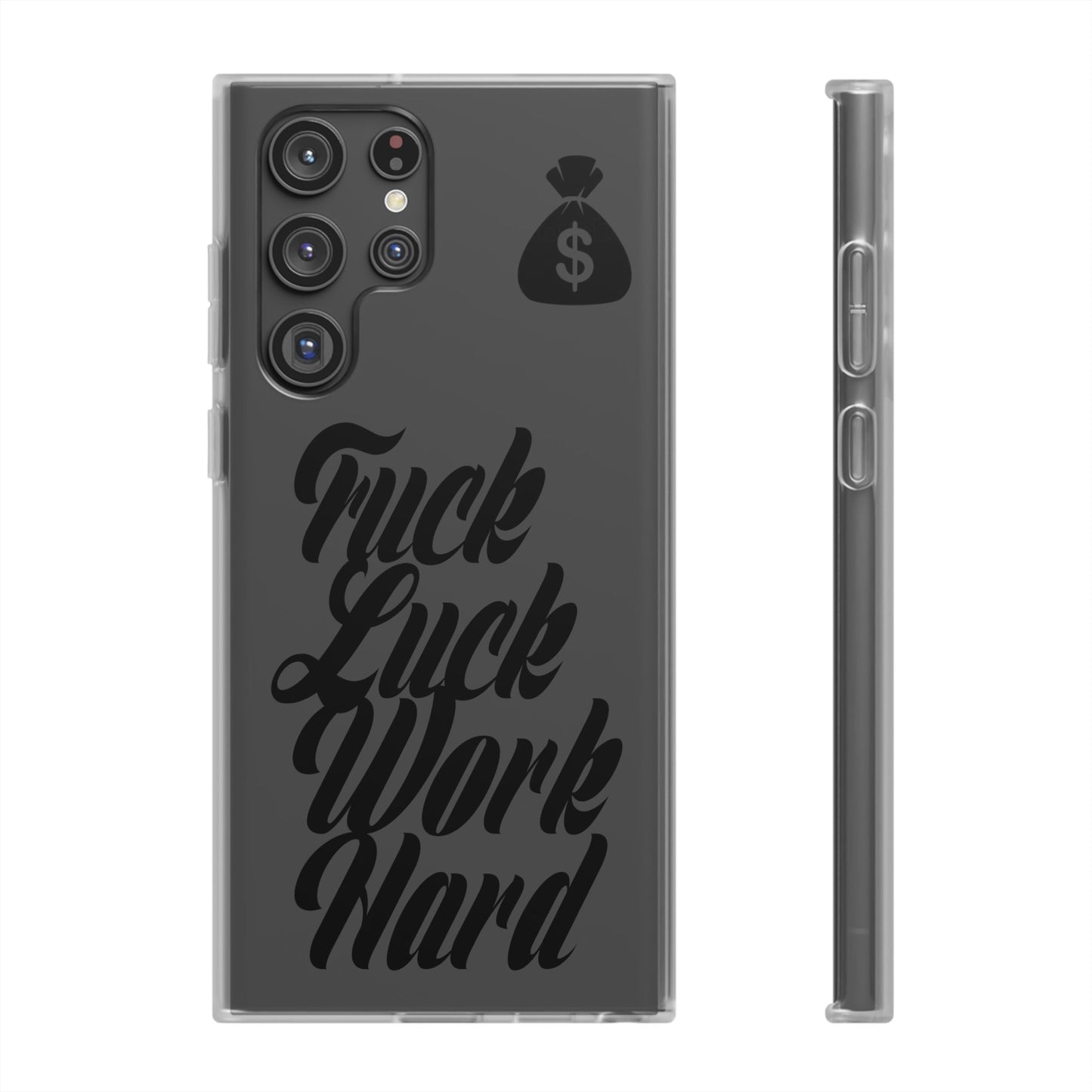 Stylish Flexi Phone Case - Motivational Quote, Perfect for Entrepreneurs, Gift for Graduations, Celebrations, and Daily Inspiration