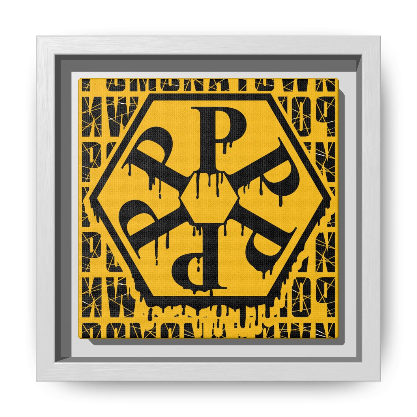Framed Canvas Art Print, Urban Home Decor, Wall Art for Pomonatown Lovers, Typography Artwork, Gift for Friends