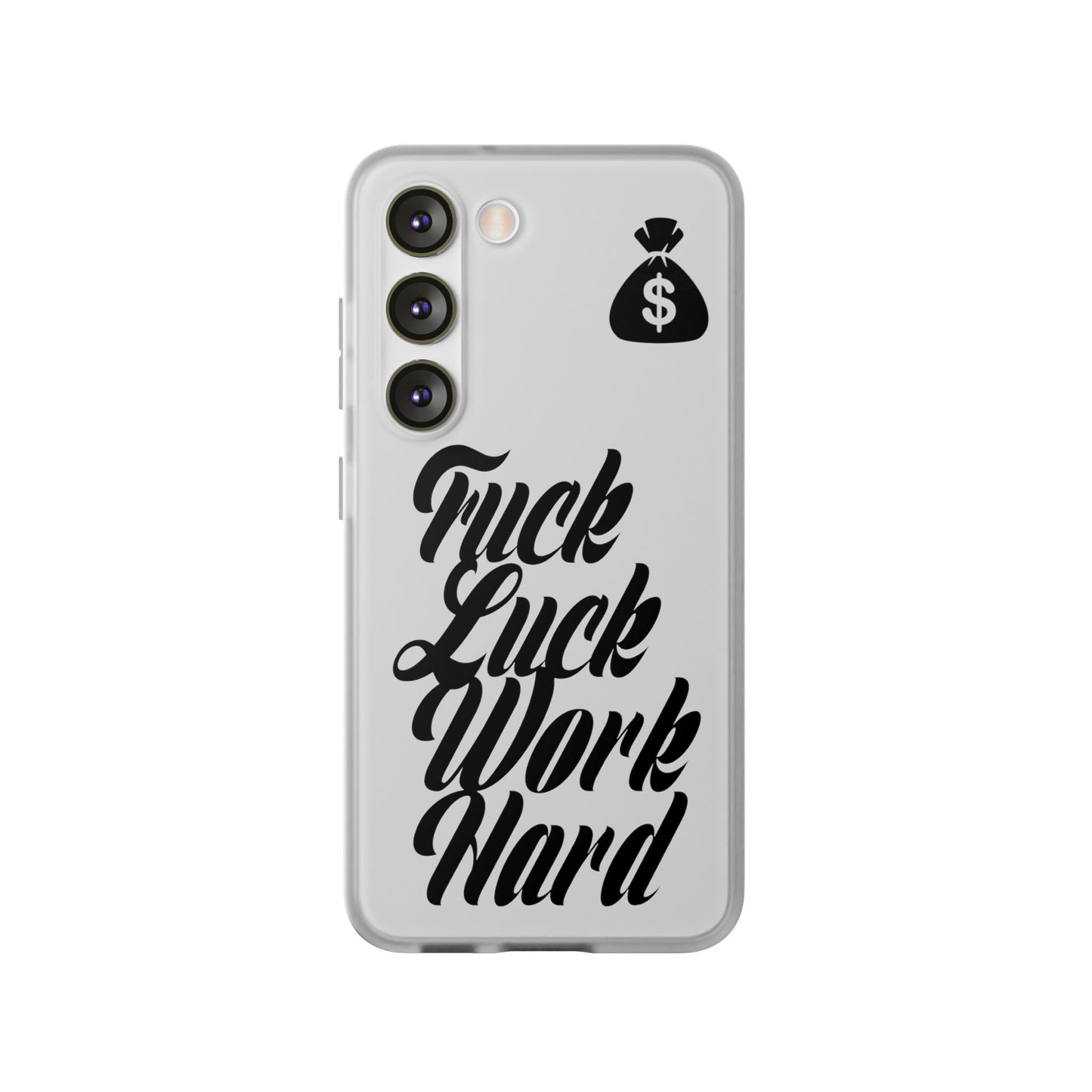 Stylish Flexi Phone Case - Motivational Quote, Perfect for Entrepreneurs, Gift for Graduations, Celebrations, and Daily Inspiration