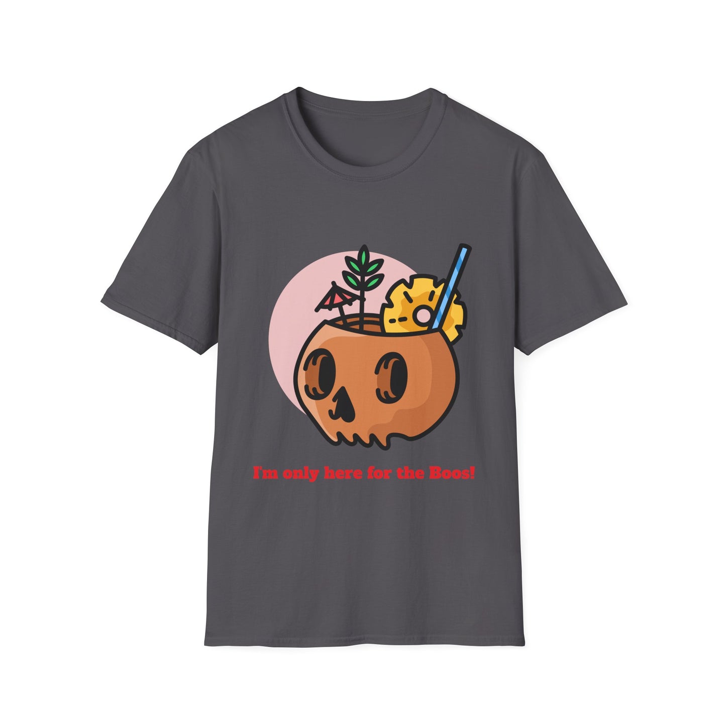 Halloween T-Shirt, I'm Only Here For The Boos Tee, Unisex Spooky Shirt, Fun Costume Top, Halloween Party Outfit