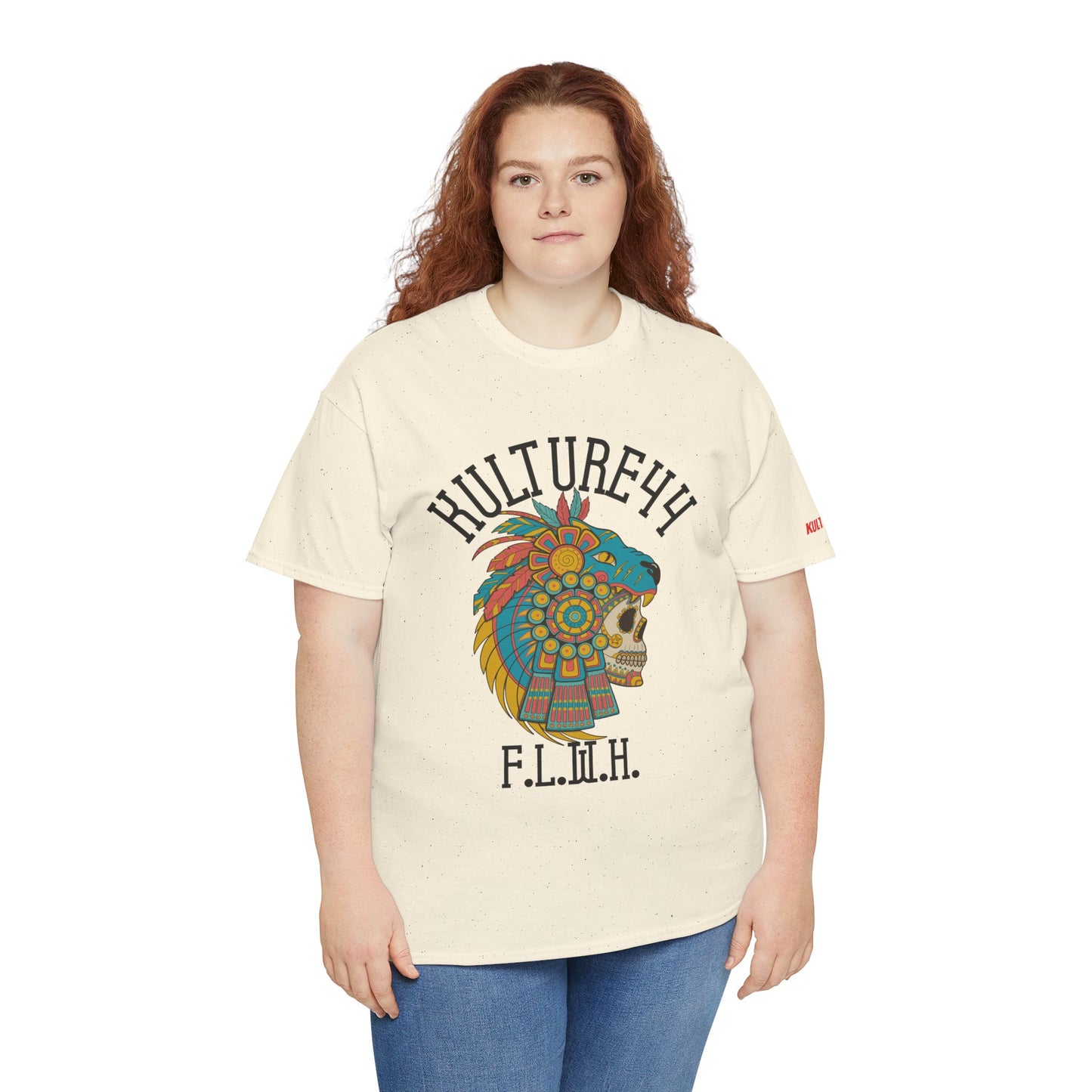 Aztec warrior Cultural Art Tee - Vibrant Skull Design, Unisex Graphic T-Shirt for Festivals, Birthdays, Gift Ideas, Everyday Wear, Casual Style
