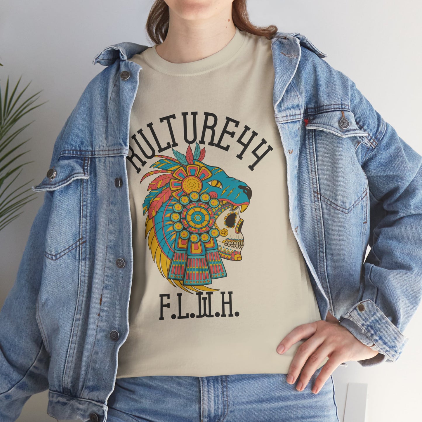 Aztec warrior Cultural Art Tee - Vibrant Skull Design, Unisex Graphic T-Shirt for Festivals, Birthdays, Gift Ideas, Everyday Wear, Casual Style