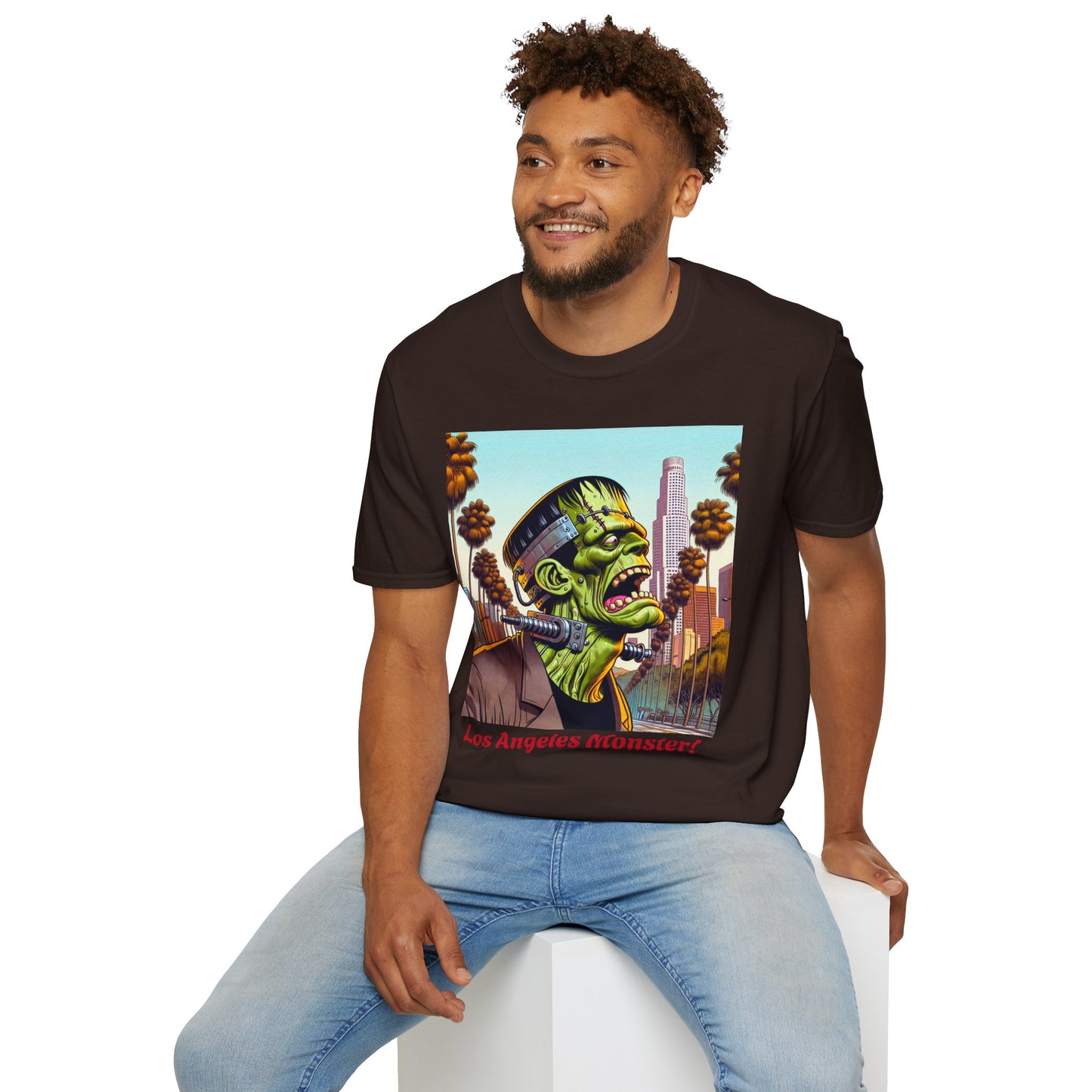 Los Angeles Monster Unisex T-Shirt, Funny Graphic Tee, Halloween Costume Shirt, Gift for Horror Fans, Casual Wear