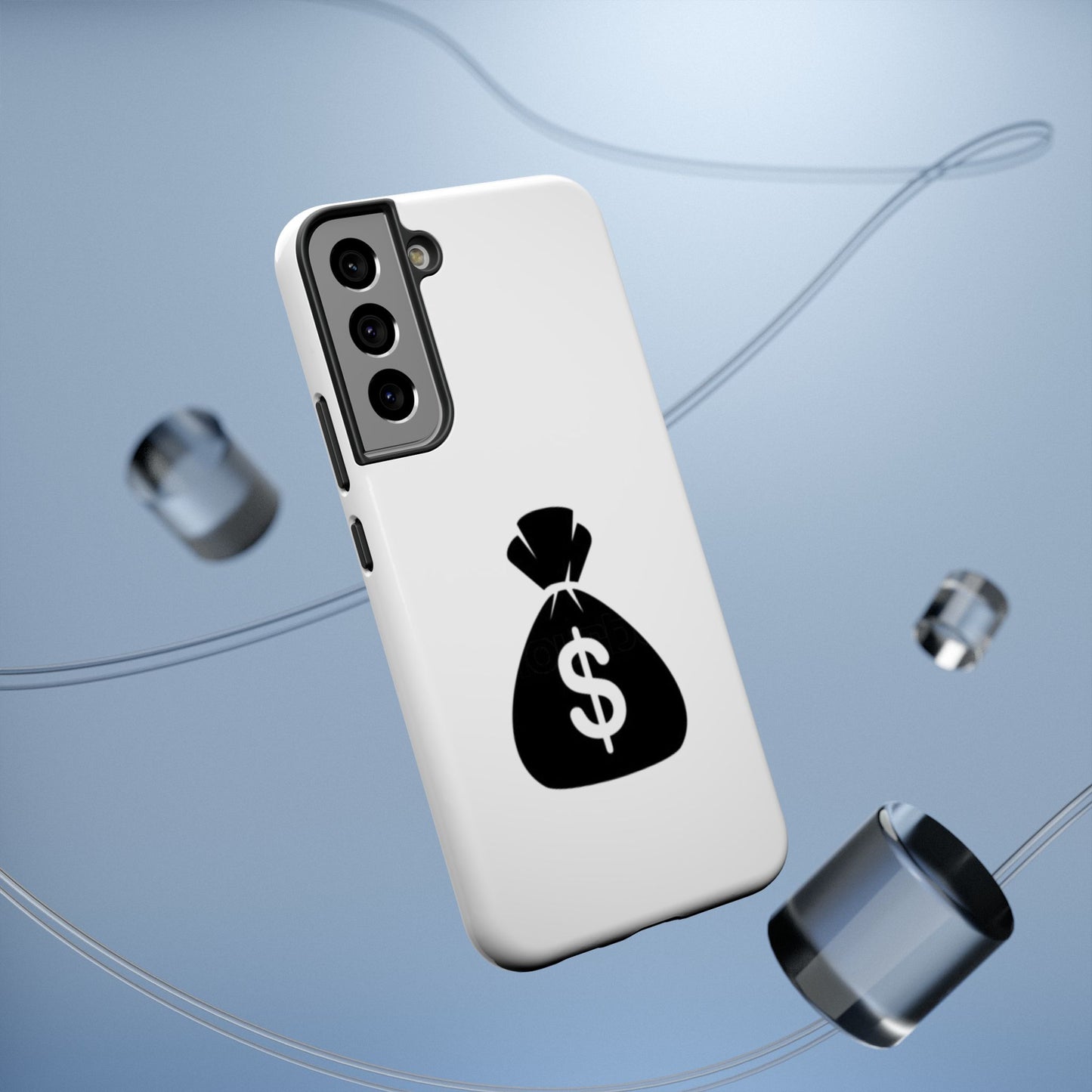 Money Bag Impact-Resistant Phone Case, Durable Phone Cover, Gift for Entrepreneurs, Stylish Protection, Birthday or Holiday Gift