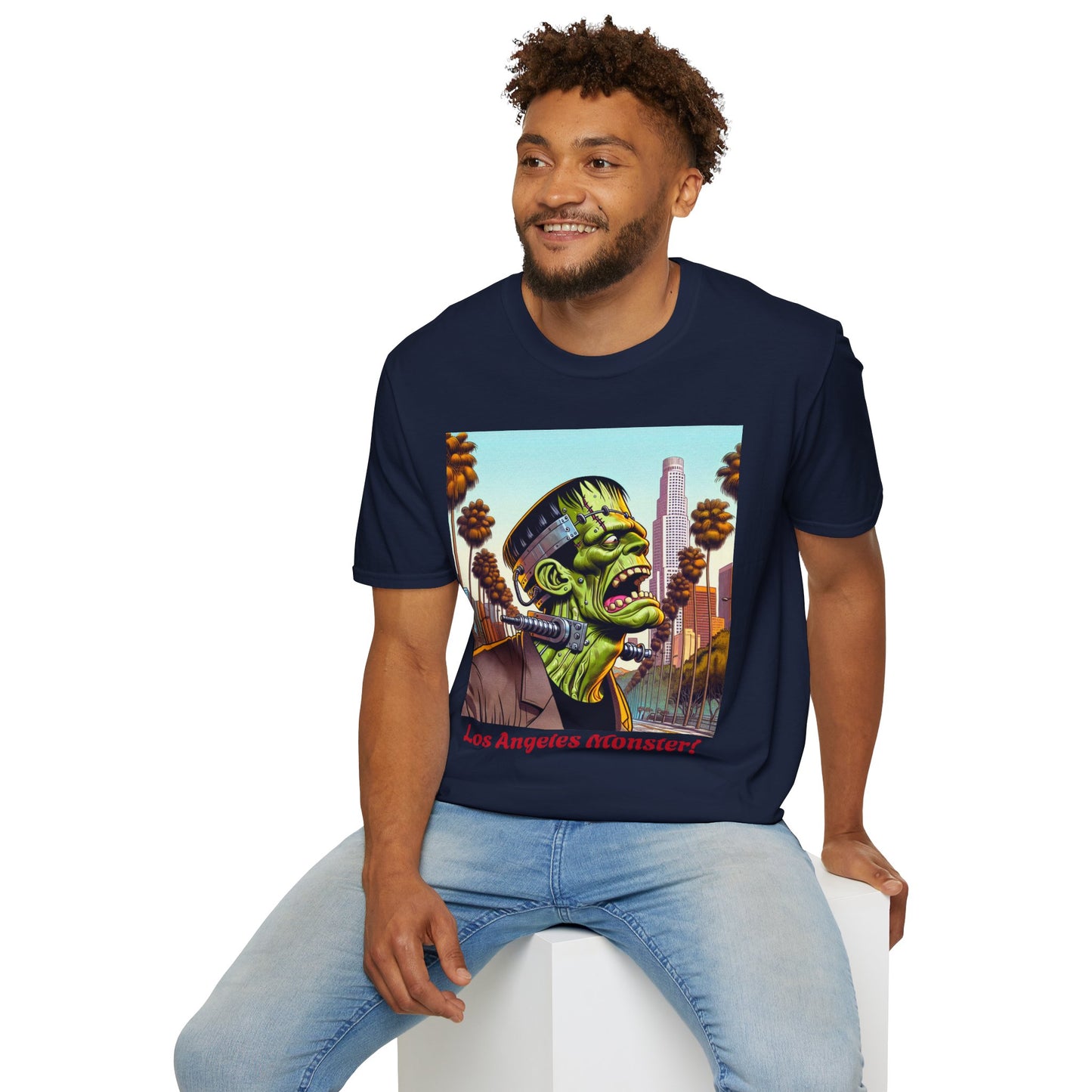 Los Angeles Monster Unisex T-Shirt, Funny Graphic Tee, Halloween Costume Shirt, Gift for Horror Fans, Casual Wear
