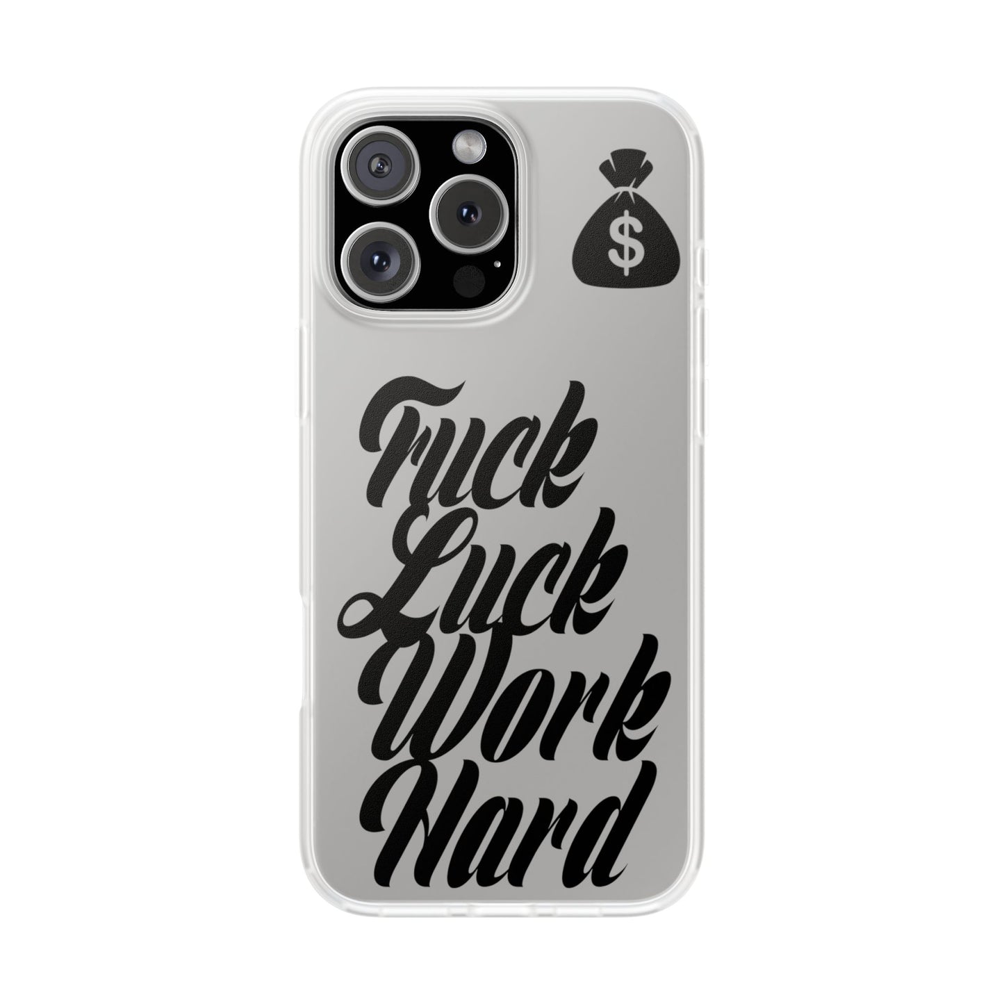 Stylish Flexi Phone Case - Motivational Quote, Perfect for Entrepreneurs, Gift for Graduations, Celebrations, and Daily Inspiration