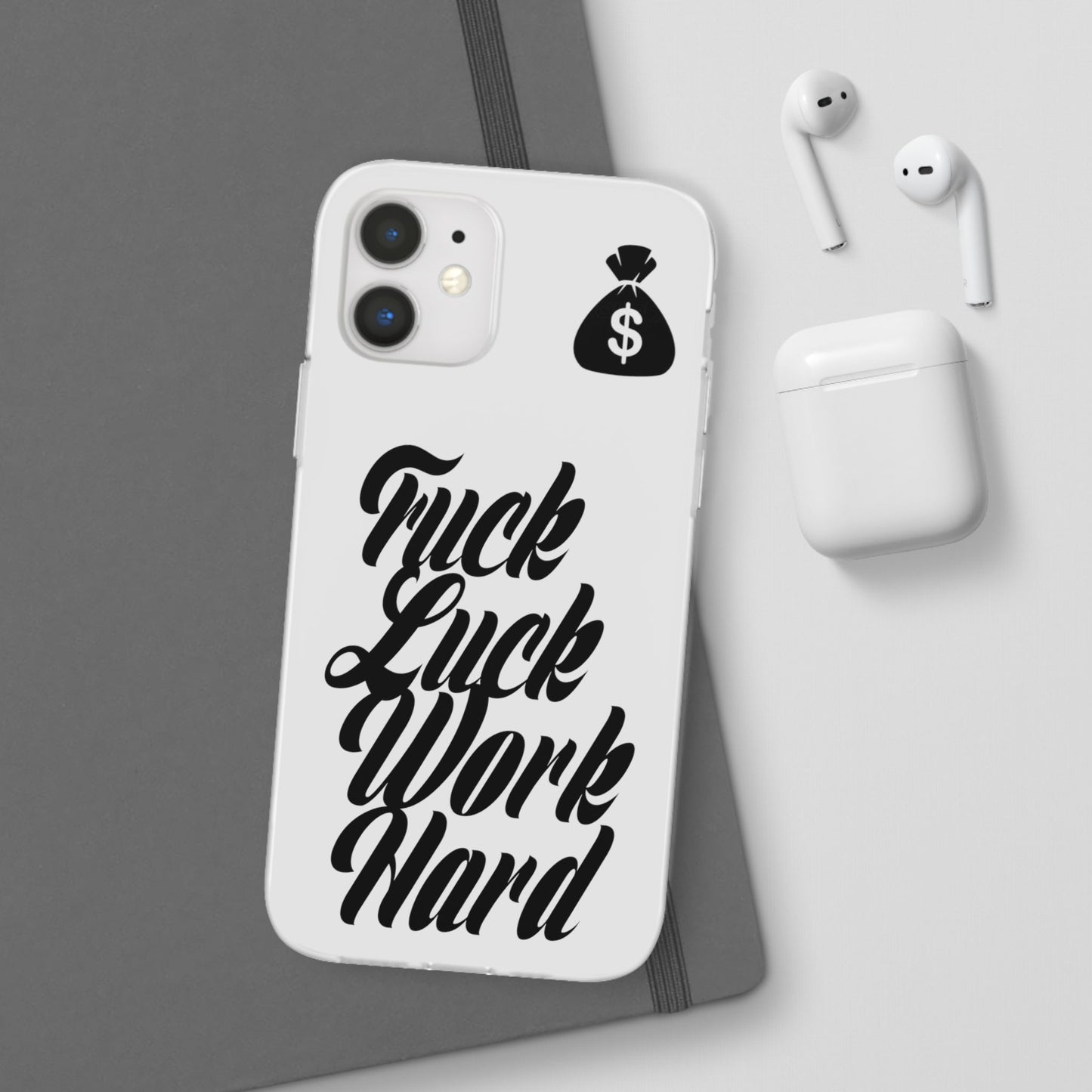 Stylish Flexi Phone Case - Motivational Quote, Perfect for Entrepreneurs, Gift for Graduations, Celebrations, and Daily Inspiration