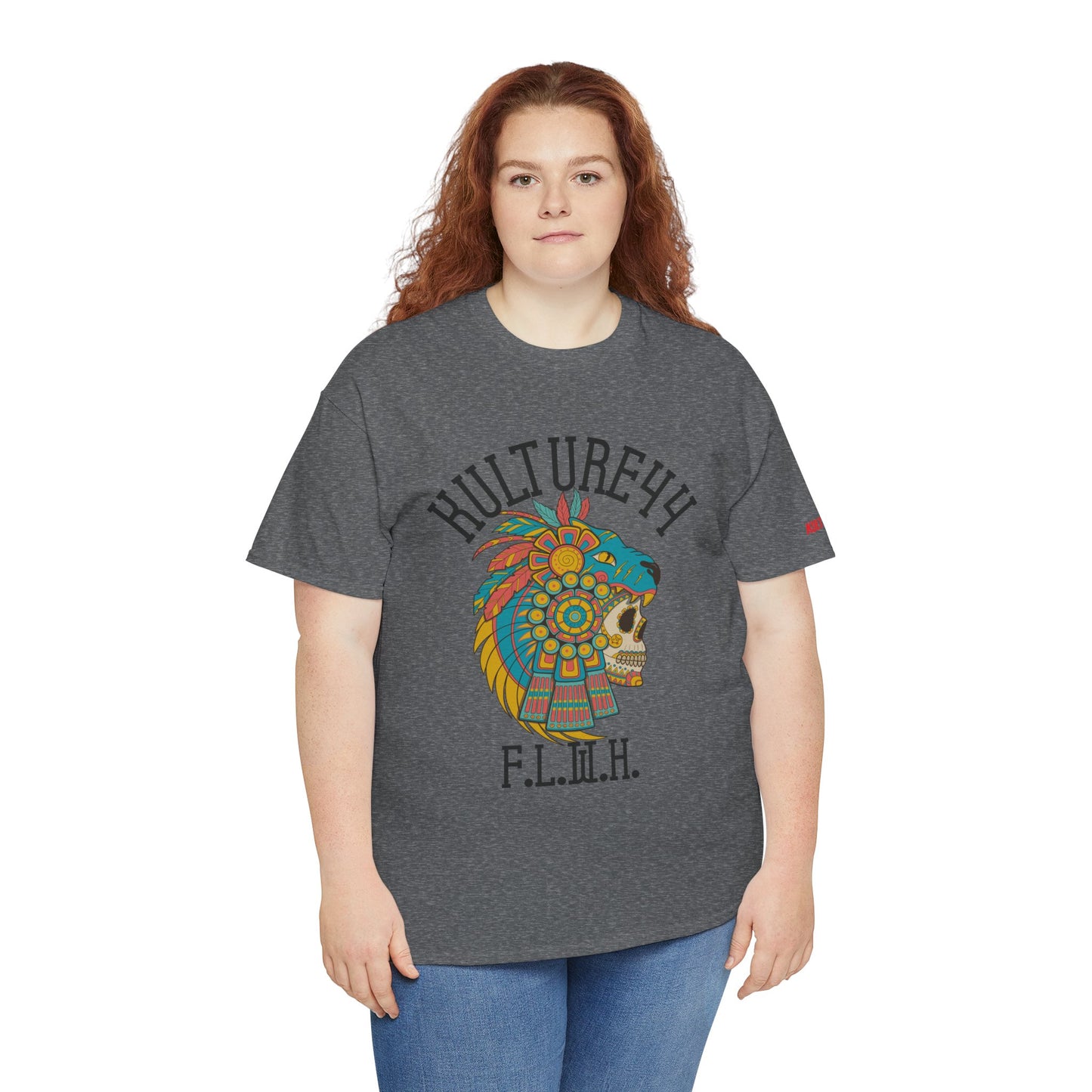 Aztec warrior Cultural Art Tee - Vibrant Skull Design, Unisex Graphic T-Shirt for Festivals, Birthdays, Gift Ideas, Everyday Wear, Casual Style