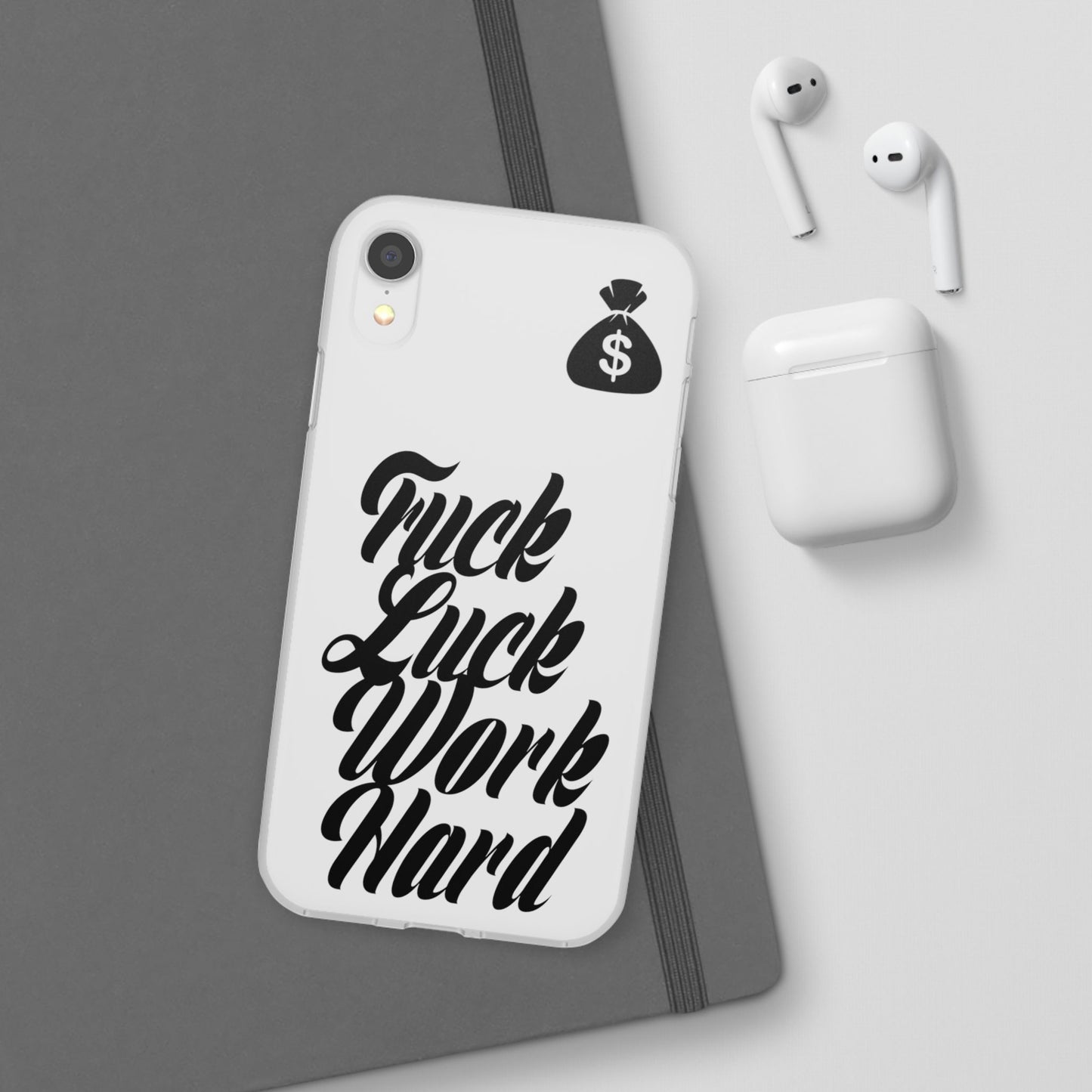 Stylish Flexi Phone Case - Motivational Quote, Perfect for Entrepreneurs, Gift for Graduations, Celebrations, and Daily Inspiration