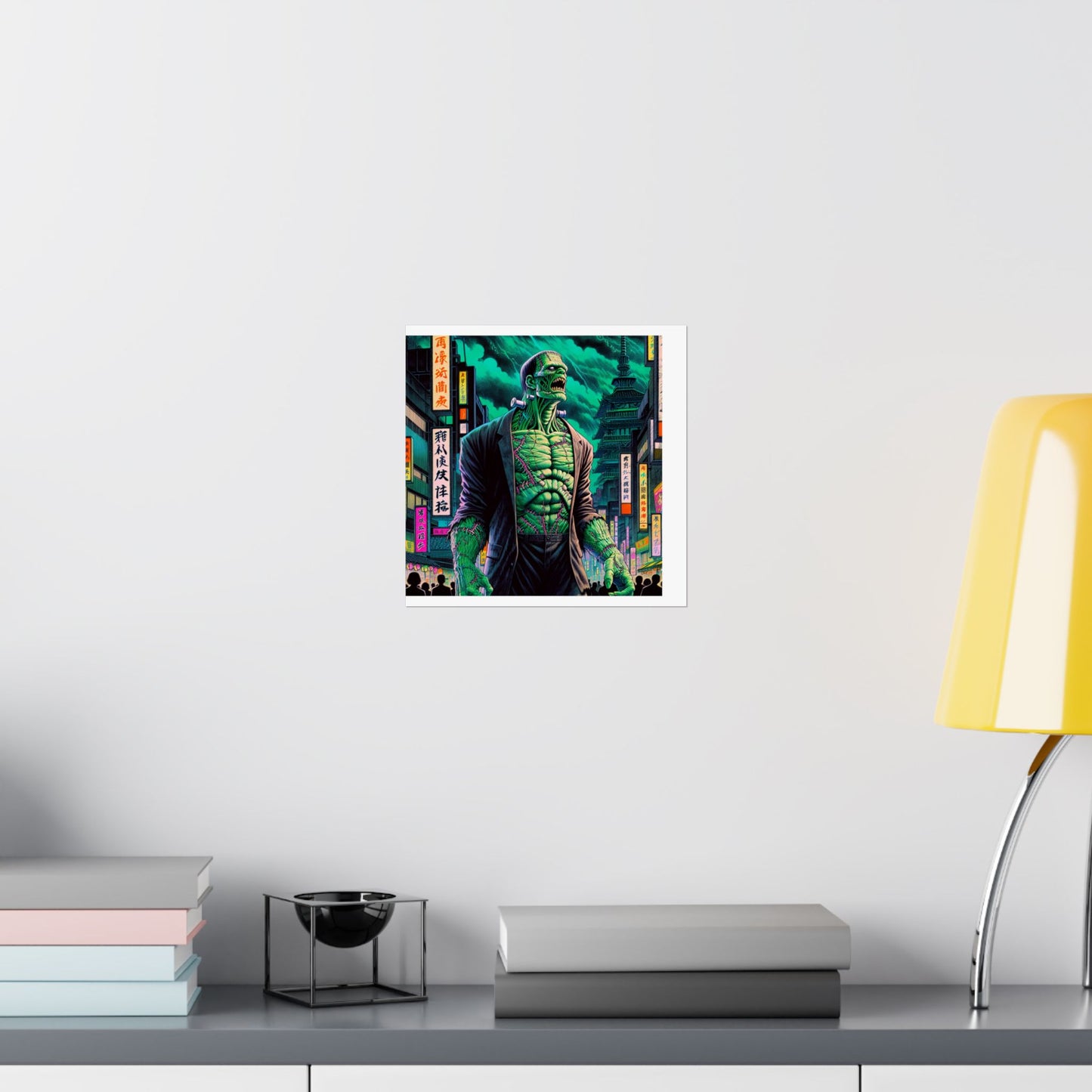 Urban Monster Art Posters | Matte Vertical Wall Decor for Halloween, Streetwear Aesthetics, Home & Office