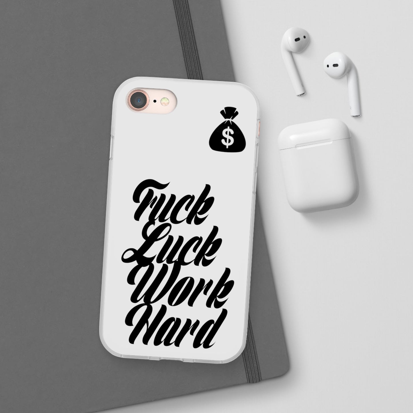 Stylish Flexi Phone Case - Motivational Quote, Perfect for Entrepreneurs, Gift for Graduations, Celebrations, and Daily Inspiration