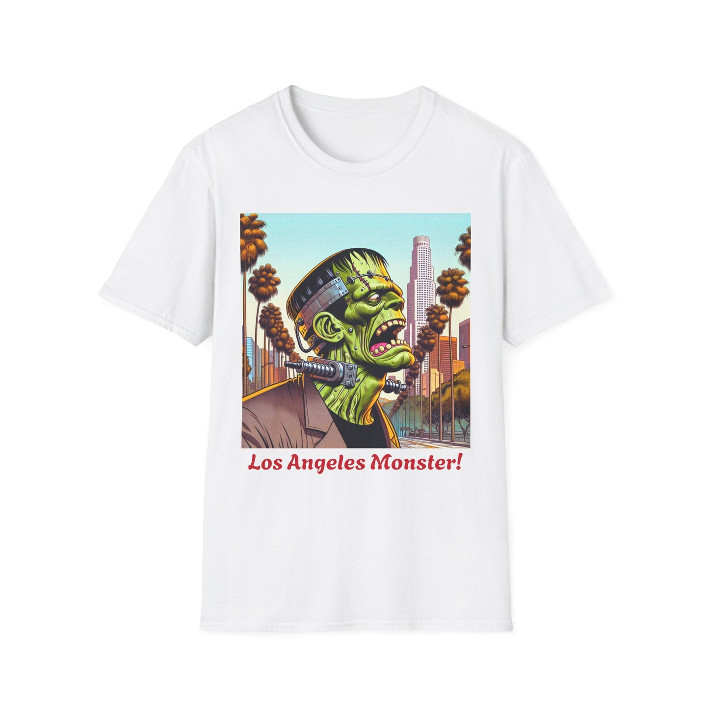 Los Angeles Monster Unisex T-Shirt, Funny Graphic Tee, Halloween Costume Shirt, Gift for Horror Fans, Casual Wear
