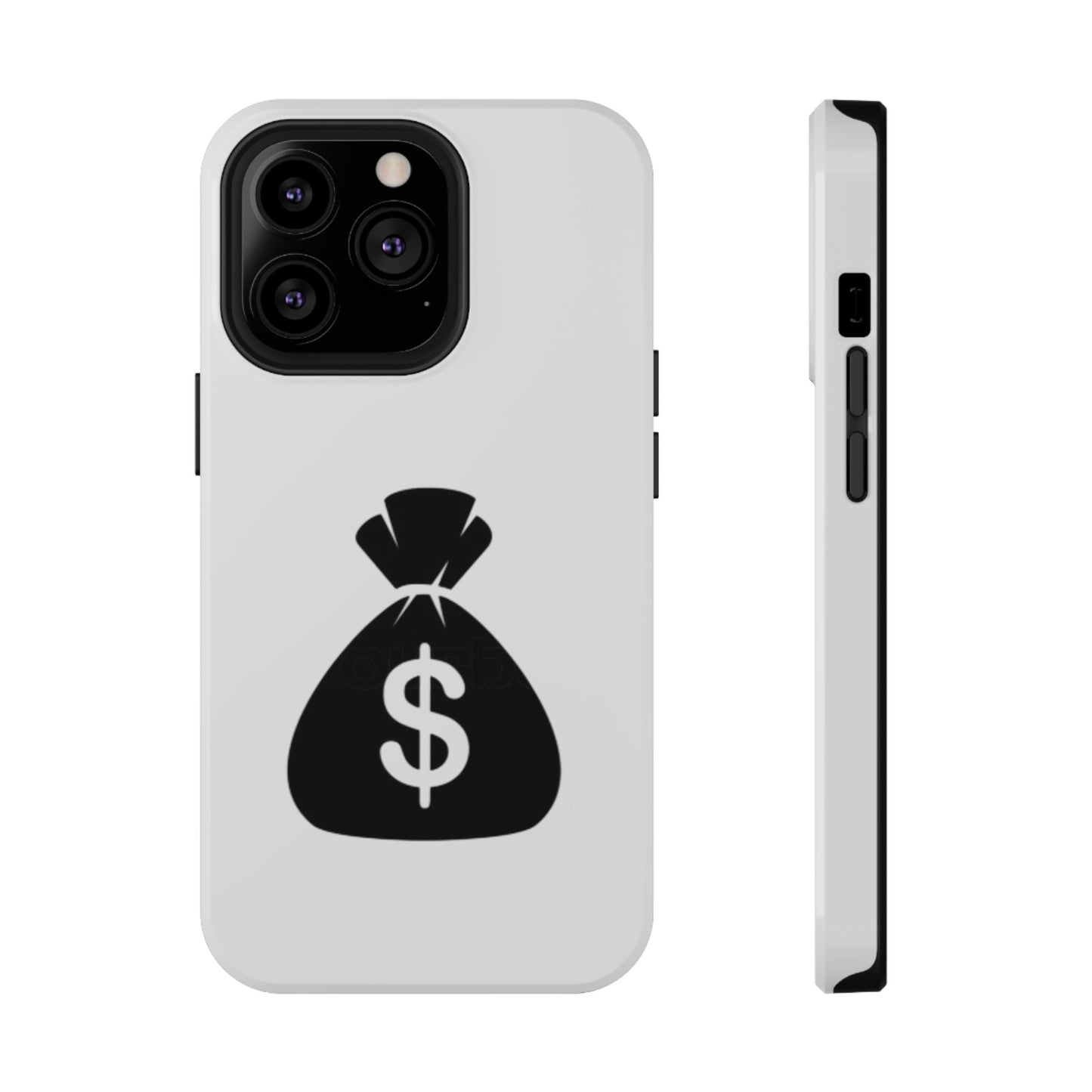 Money Bag Impact-Resistant Phone Case, Durable Phone Cover, Gift for Entrepreneurs, Stylish Protection, Birthday or Holiday Gift