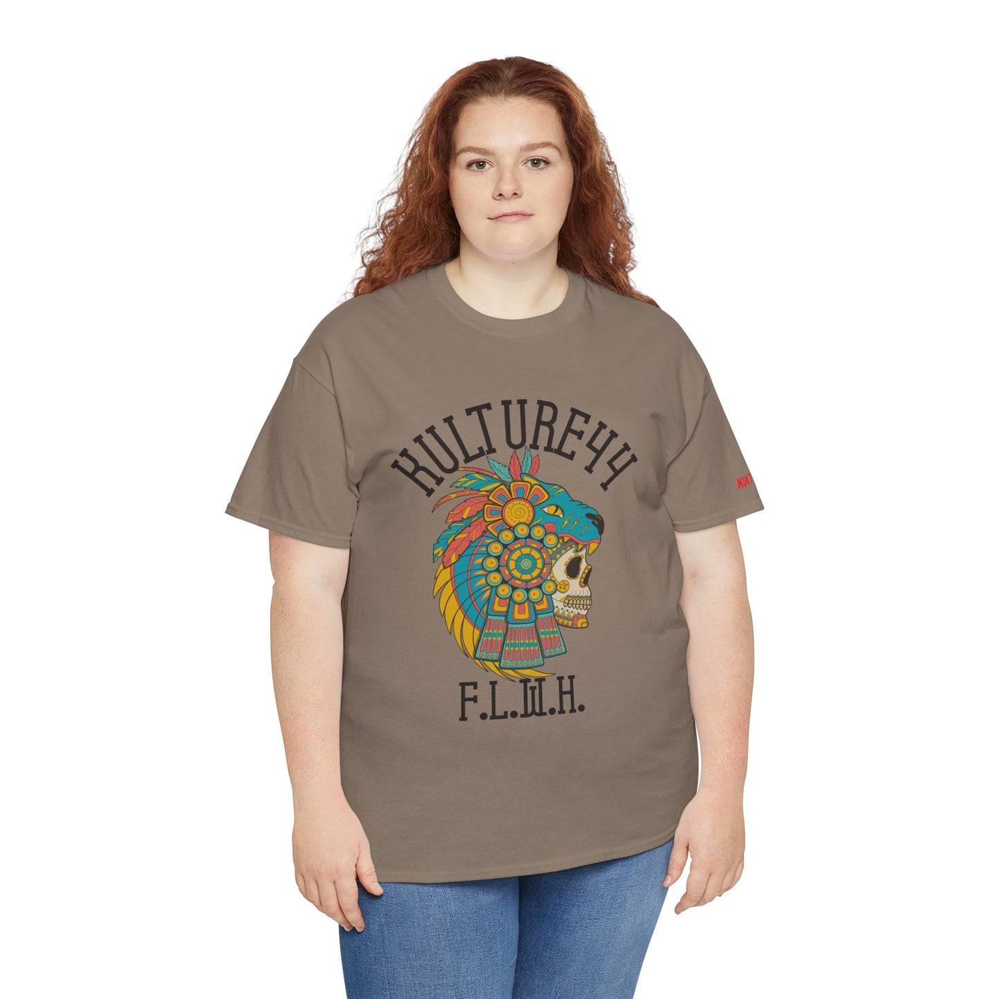 Aztec warrior Cultural Art Tee - Vibrant Skull Design, Unisex Graphic T-Shirt for Festivals, Birthdays, Gift Ideas, Everyday Wear, Casual Style
