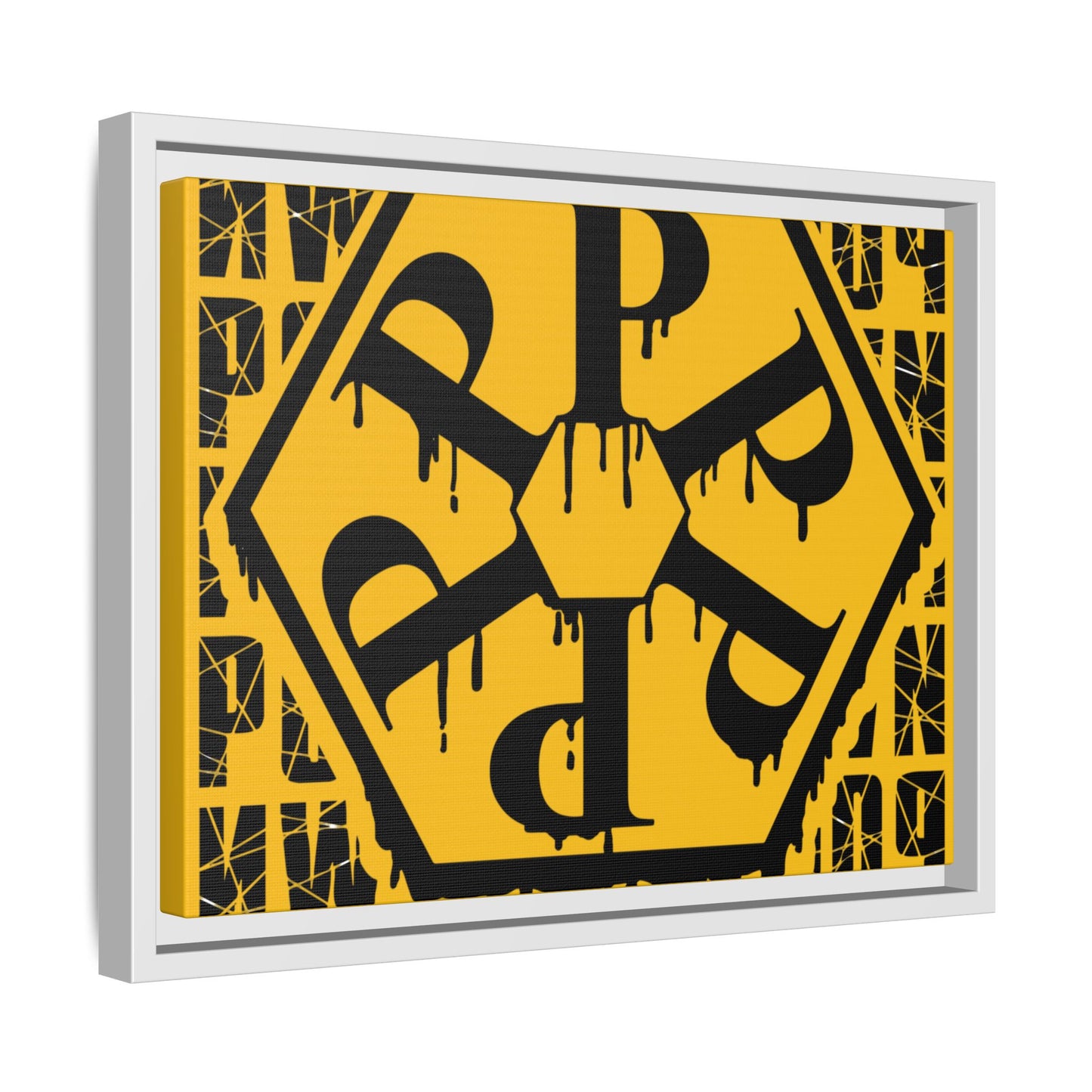 Framed Canvas Art Print, Urban Home Decor, Wall Art for Pomonatown Lovers, Typography Artwork, Gift for Friends