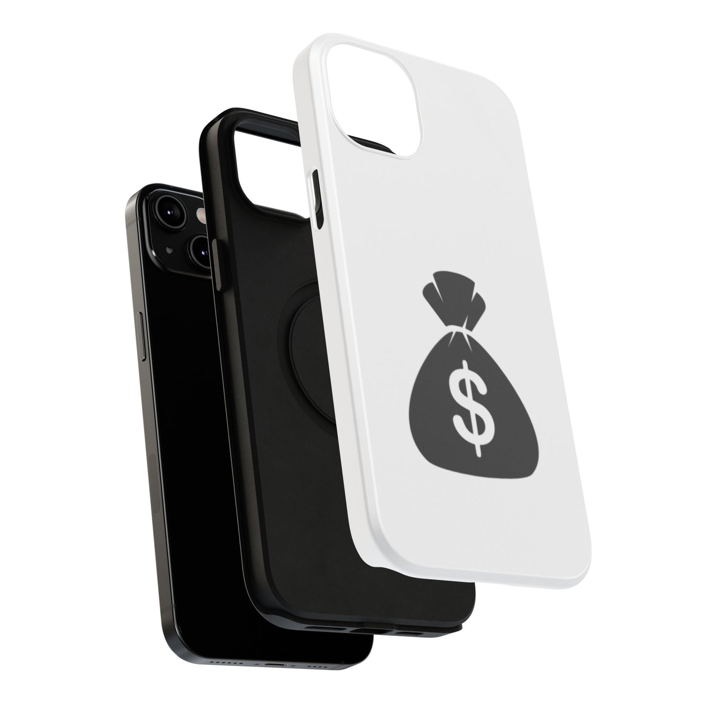 Money Bag Impact-Resistant Phone Case, Durable Phone Cover, Gift for Entrepreneurs, Stylish Protection, Birthday or Holiday Gift