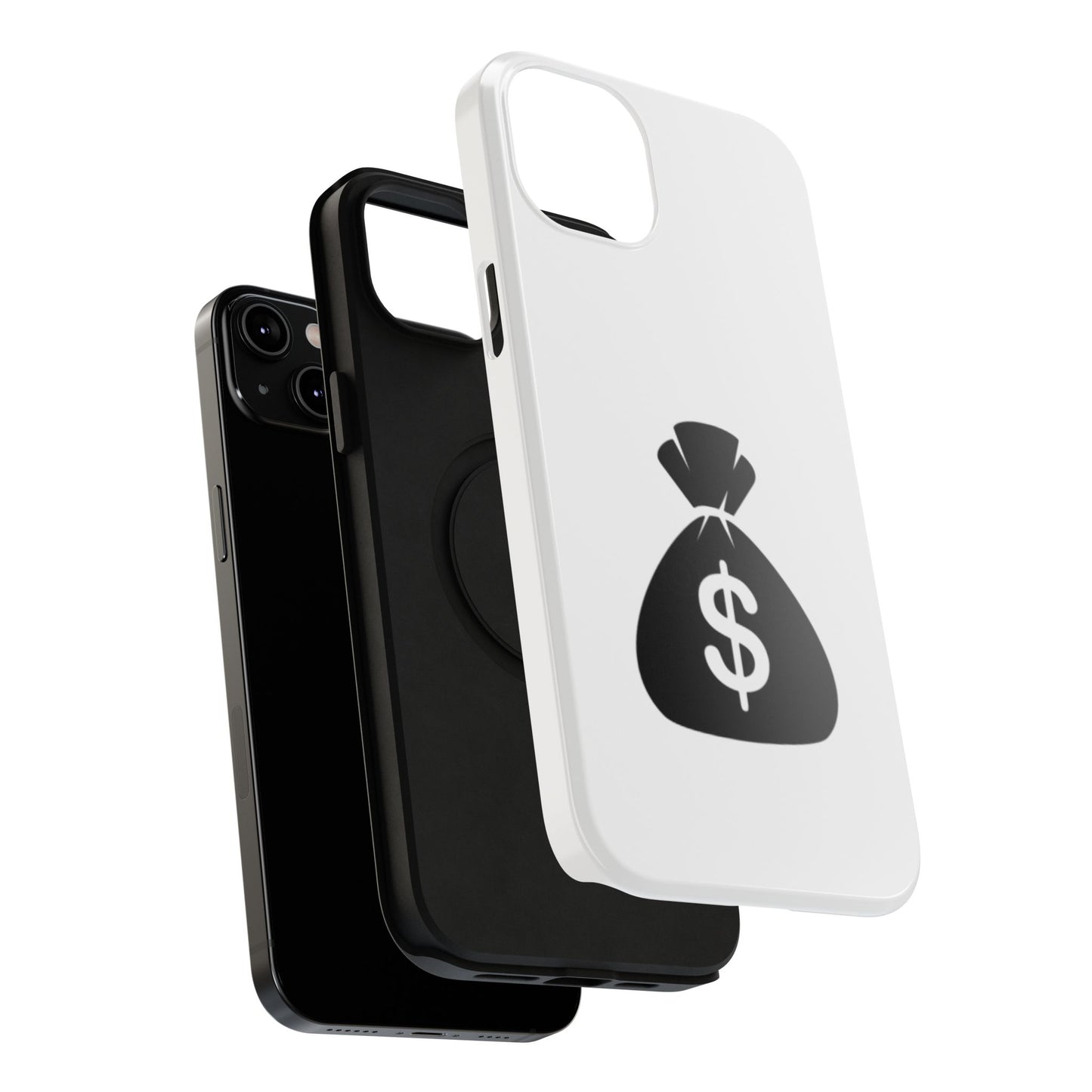 Money Bag Impact-Resistant Phone Case, Durable Phone Cover, Gift for Entrepreneurs, Stylish Protection, Birthday or Holiday Gift