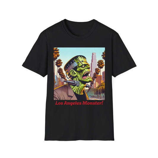 Los Angeles Monster Unisex T-Shirt, Funny Graphic Tee, Halloween Costume Shirt, Gift for Horror Fans, Casual Wear