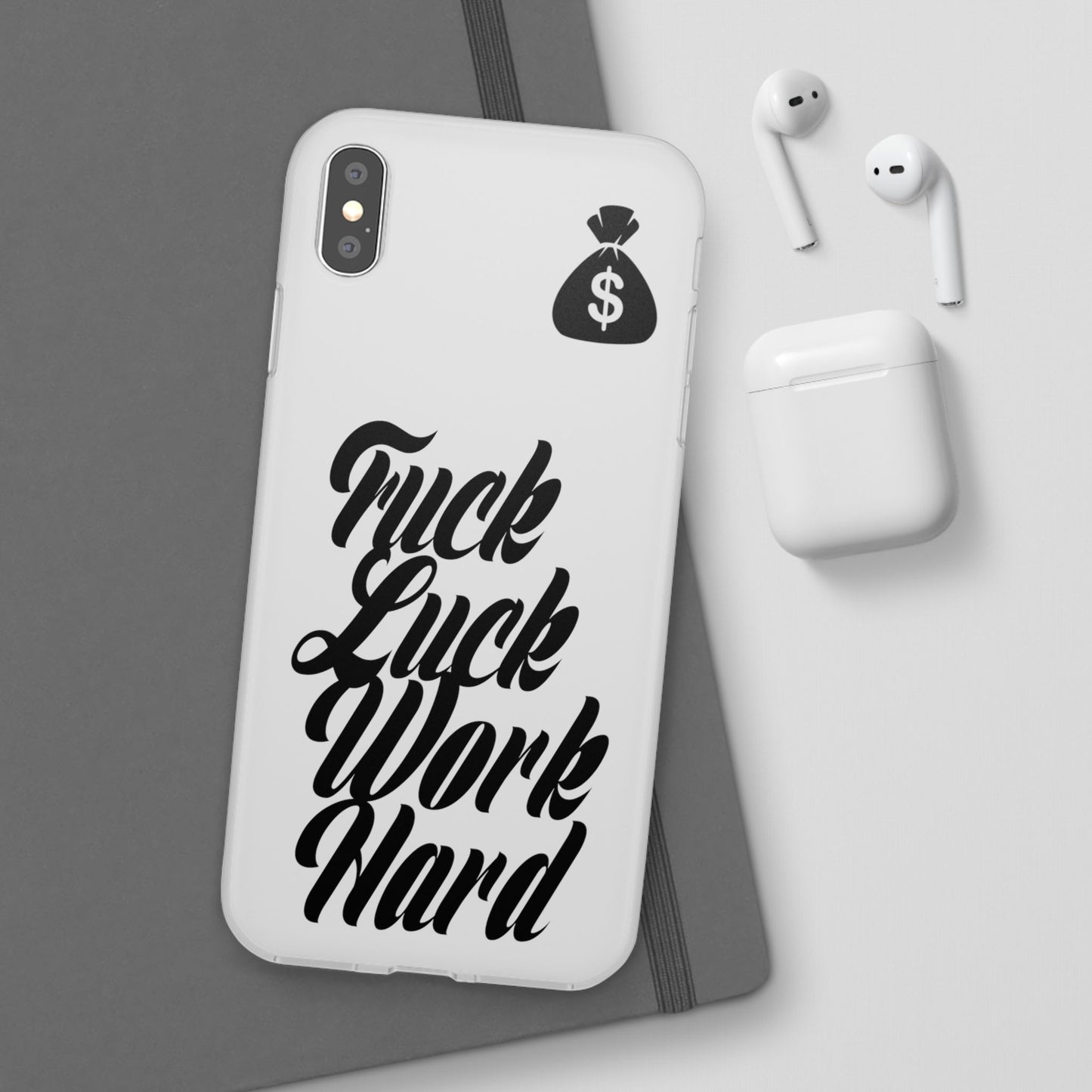 Stylish Flexi Phone Case - Motivational Quote, Perfect for Entrepreneurs, Gift for Graduations, Celebrations, and Daily Inspiration