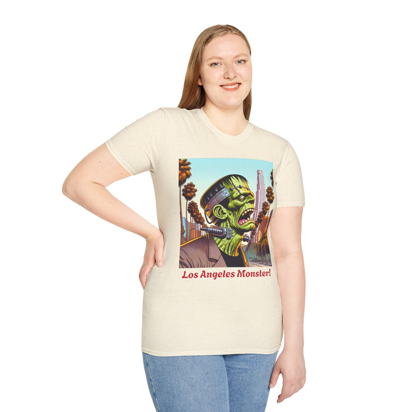 Los Angeles Monster Unisex T-Shirt, Funny Graphic Tee, Halloween Costume Shirt, Gift for Horror Fans, Casual Wear