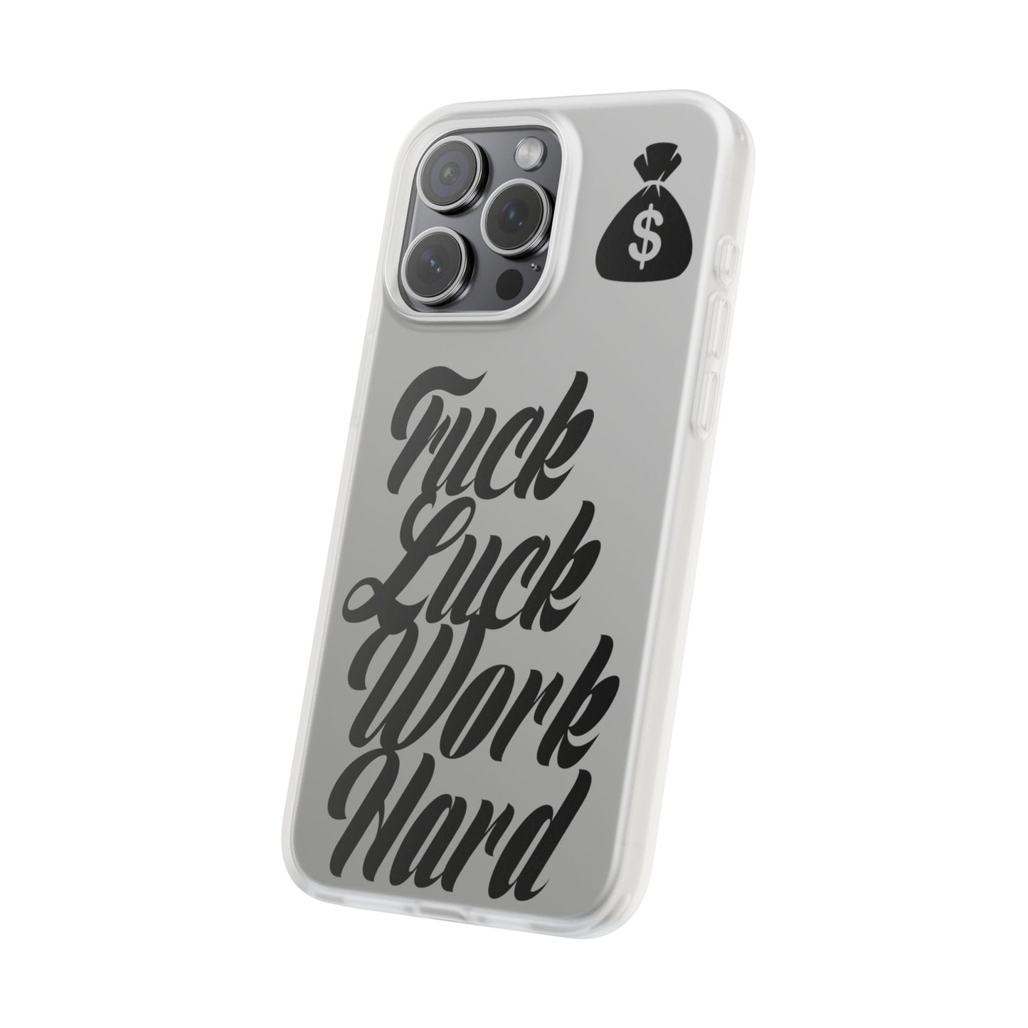 Stylish Flexi Phone Case - Motivational Quote, Perfect for Entrepreneurs, Gift for Graduations, Celebrations, and Daily Inspiration
