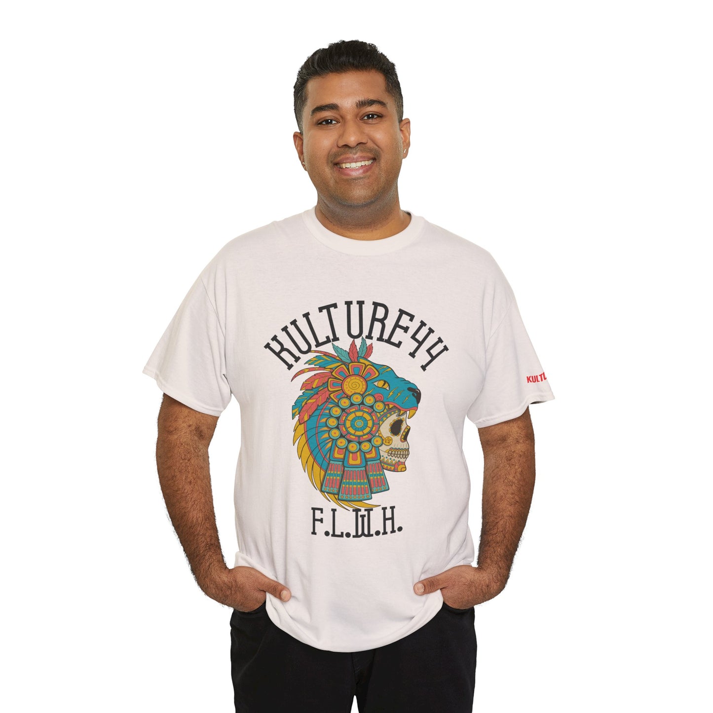 Aztec warrior Cultural Art Tee - Vibrant Skull Design, Unisex Graphic T-Shirt for Festivals, Birthdays, Gift Ideas, Everyday Wear, Casual Style
