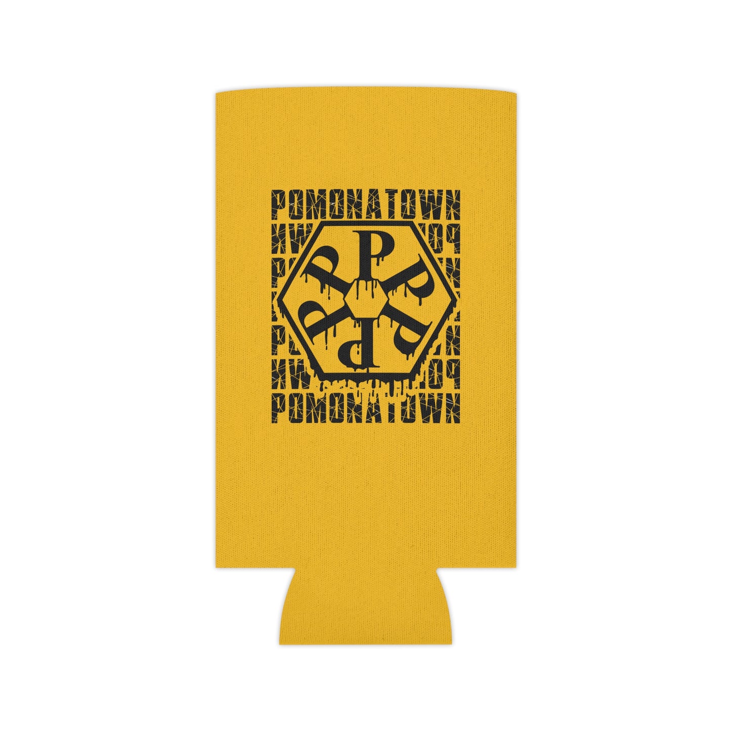 Cooler with Pomonatown Design, Insulated Beverage Holder, Party Favor, Summer BBQ Accessory, Outdoor Event Gear, Custom Drink Sleeve