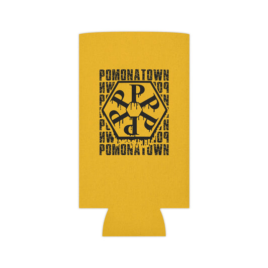 Cooler with Pomonatown Design, Insulated Beverage Holder, Party Favor, Summer BBQ Accessory, Outdoor Event Gear, Custom Drink Sleeve