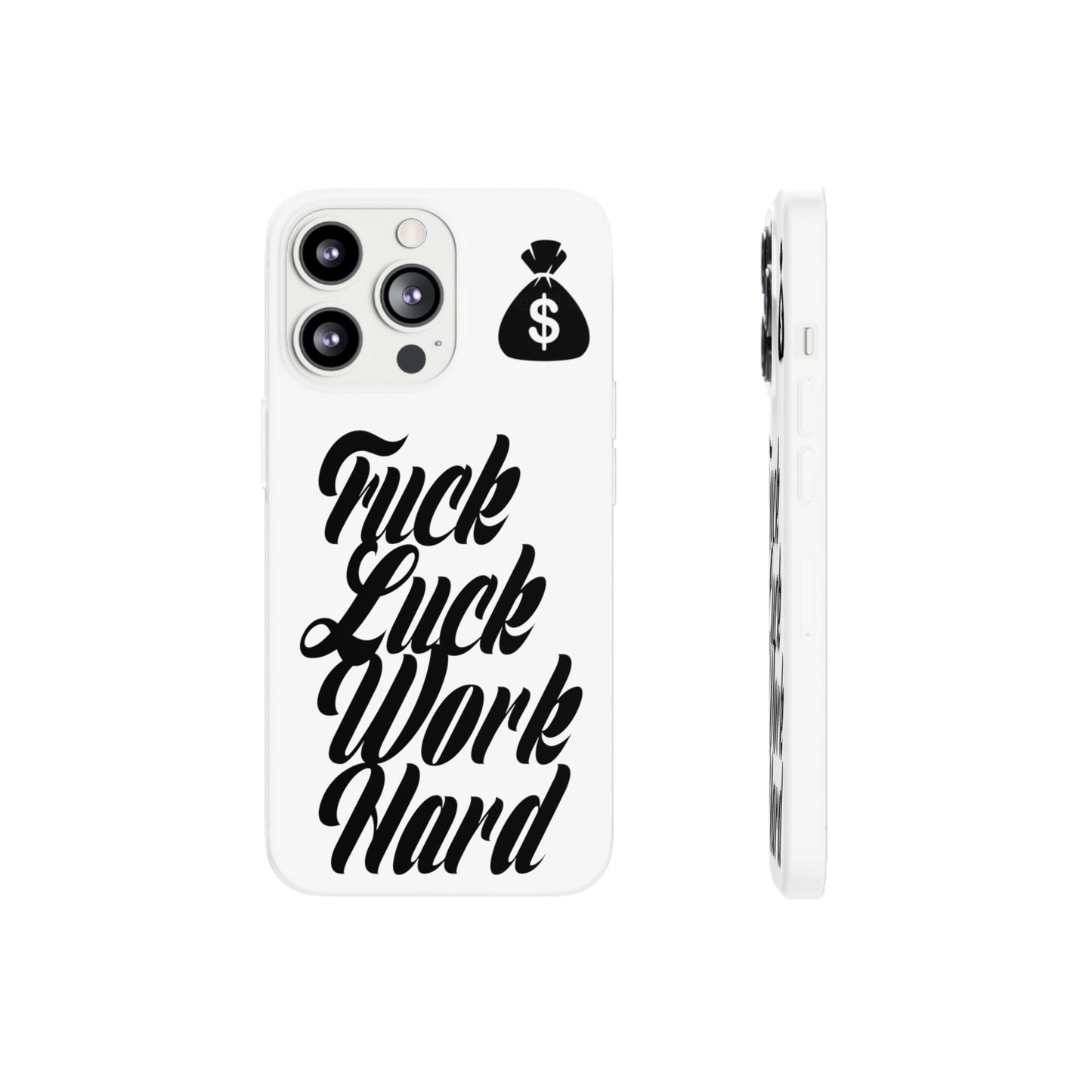 Stylish Flexi Phone Case - Motivational Quote, Perfect for Entrepreneurs, Gift for Graduations, Celebrations, and Daily Inspiration